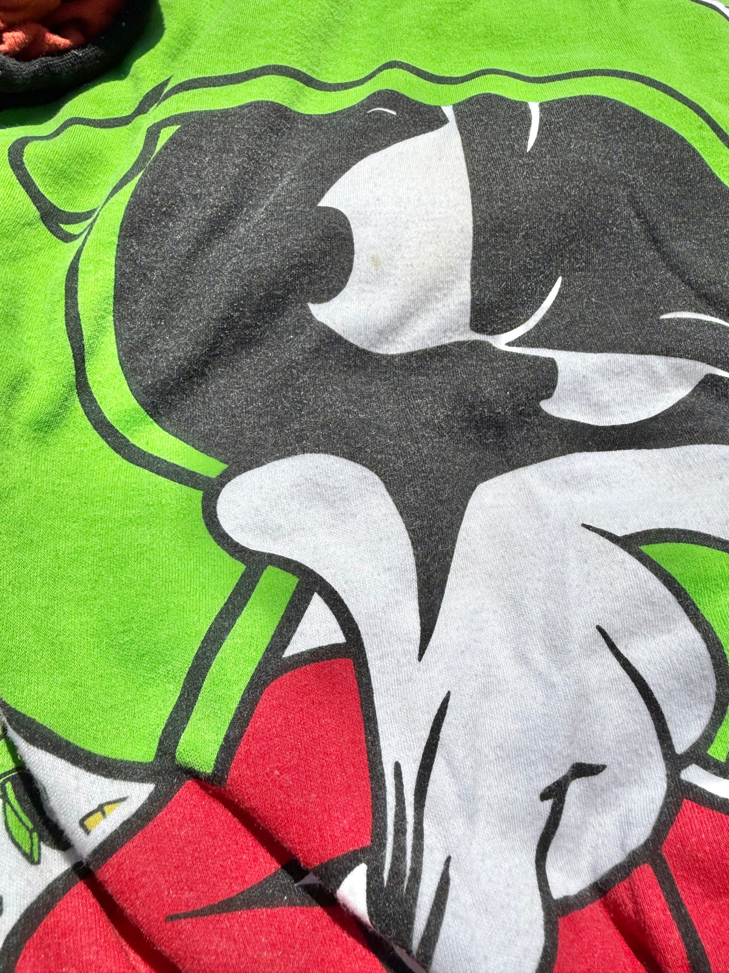 Vintage Taz Marvin The Martian Reversible Crazy 90's All Over Print Looney Tunes Sweatshirt Size M Medium 1993