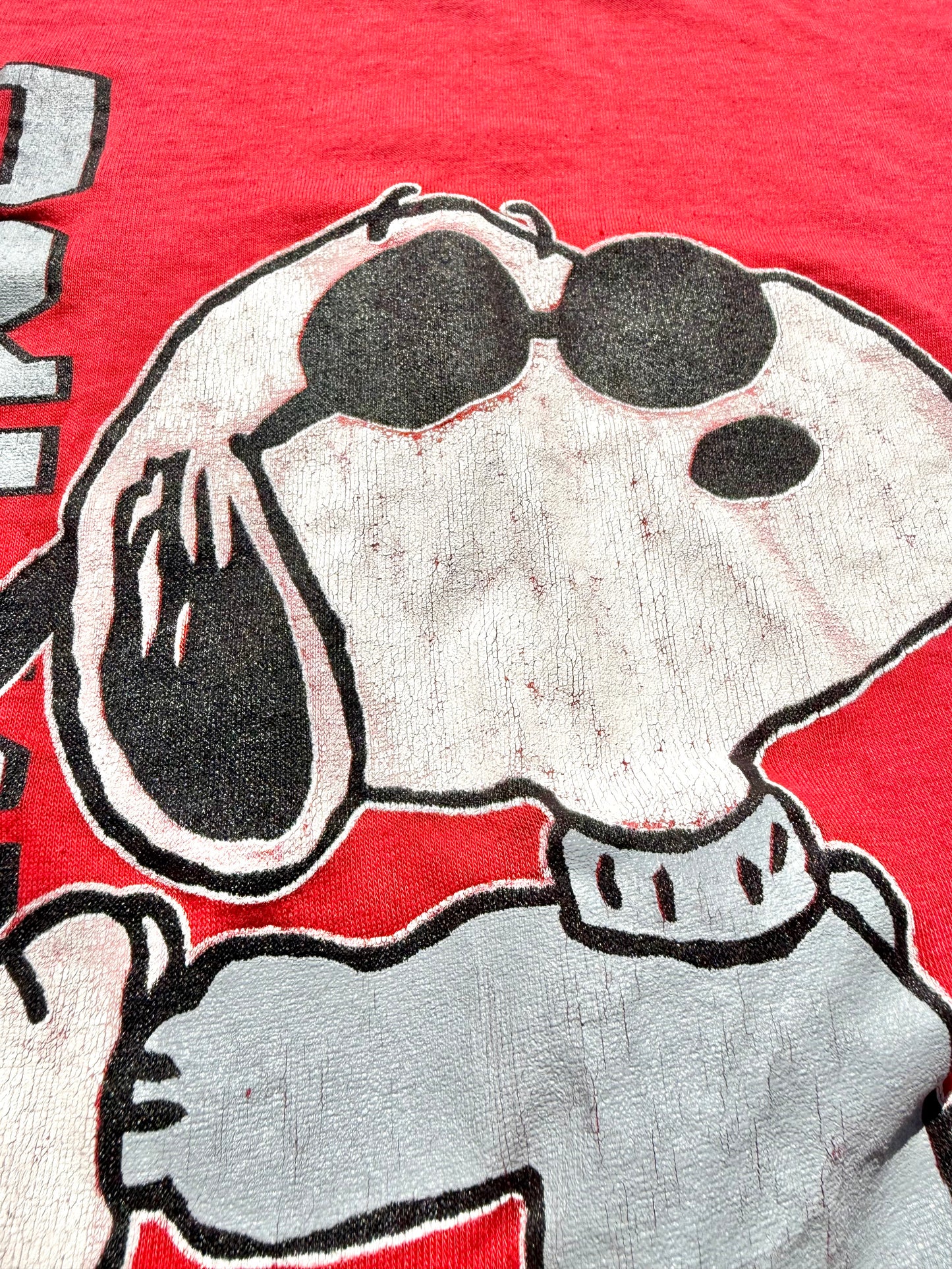 Vintage Snoopy Peanuts Joe Cool Oregon Cartoon Retro Single Stitch T Shirt XL
