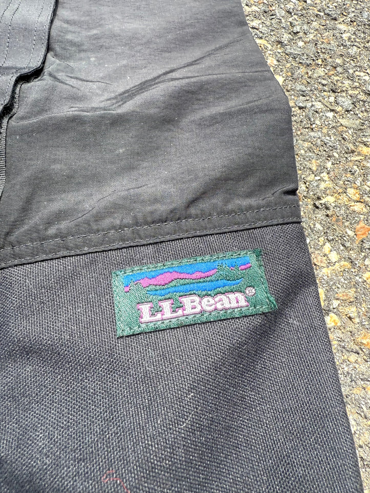 Vintage L.L. Bean Boot Hiking Snow Rain Gaiters Mountaineering Black