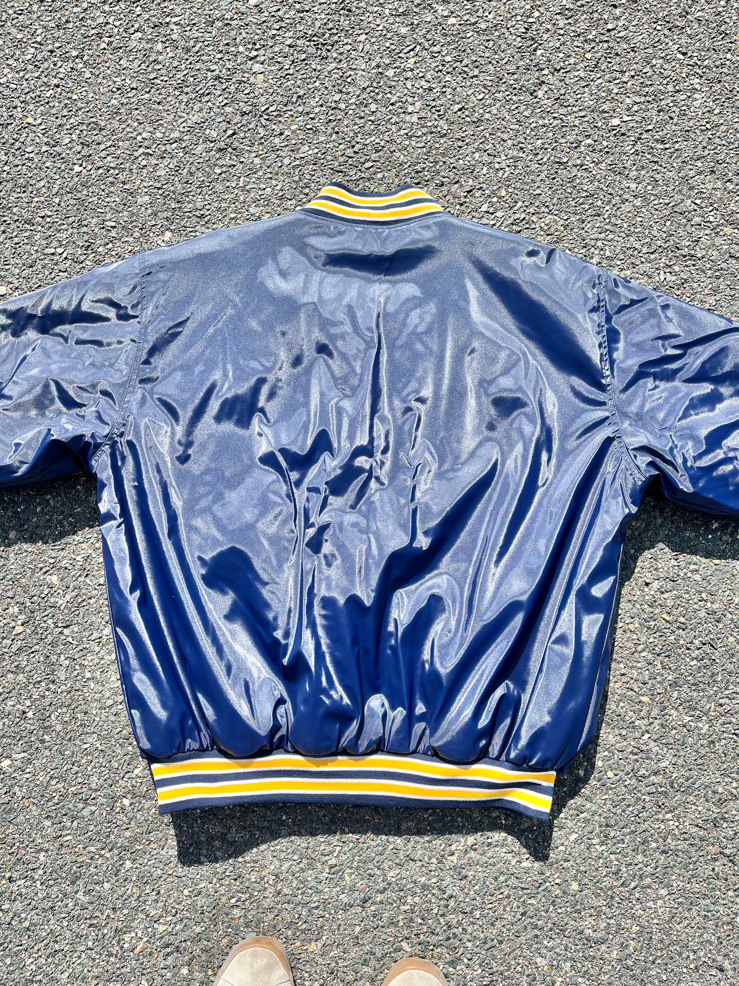 Vintage University of Michigan Wolverines Steve and Barry Bomber Jacket 2XL