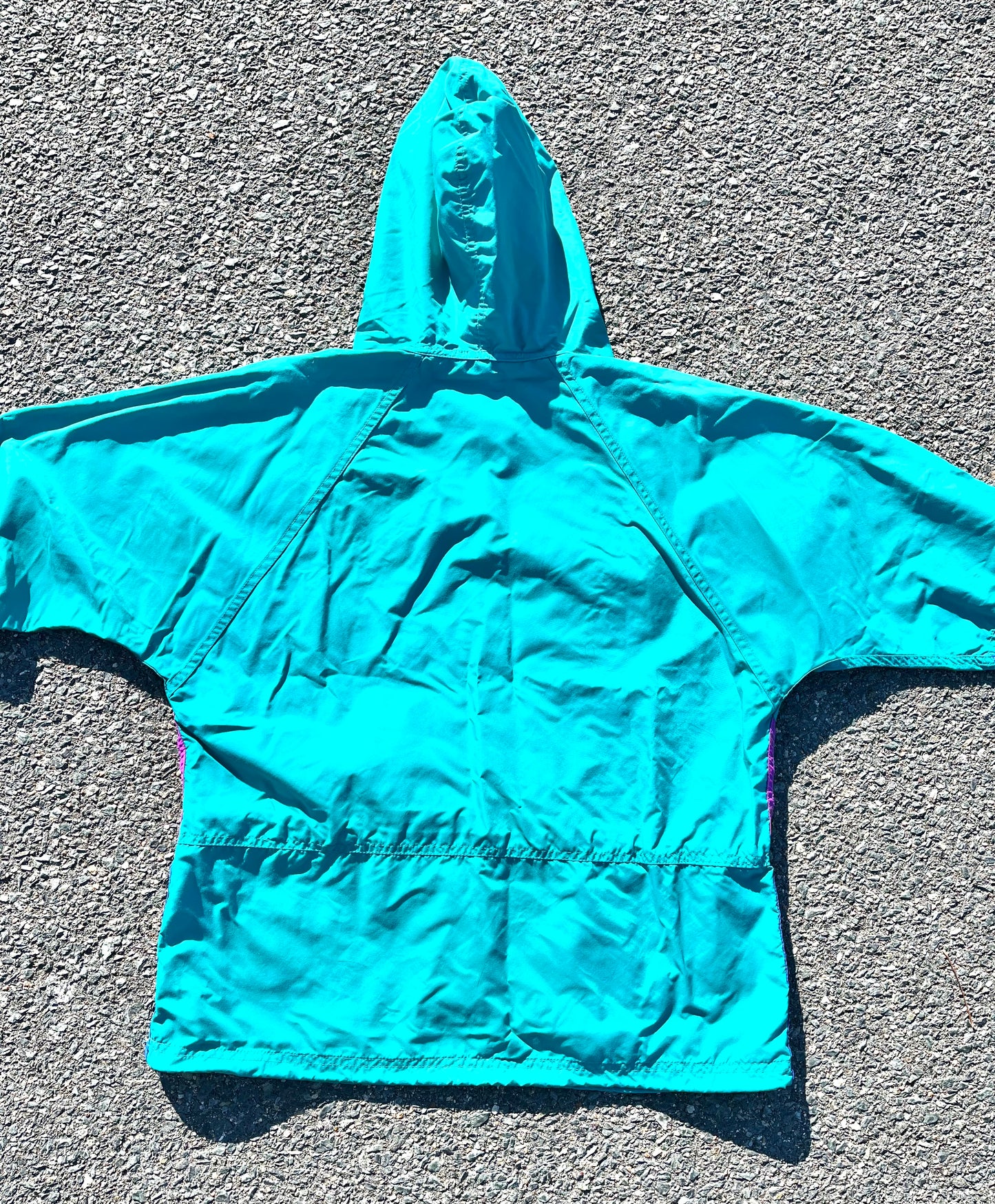 Vintage L.L. Bean 90's Retro Colorblock Womens Windbreaker Anorak Jacket Size M Medium