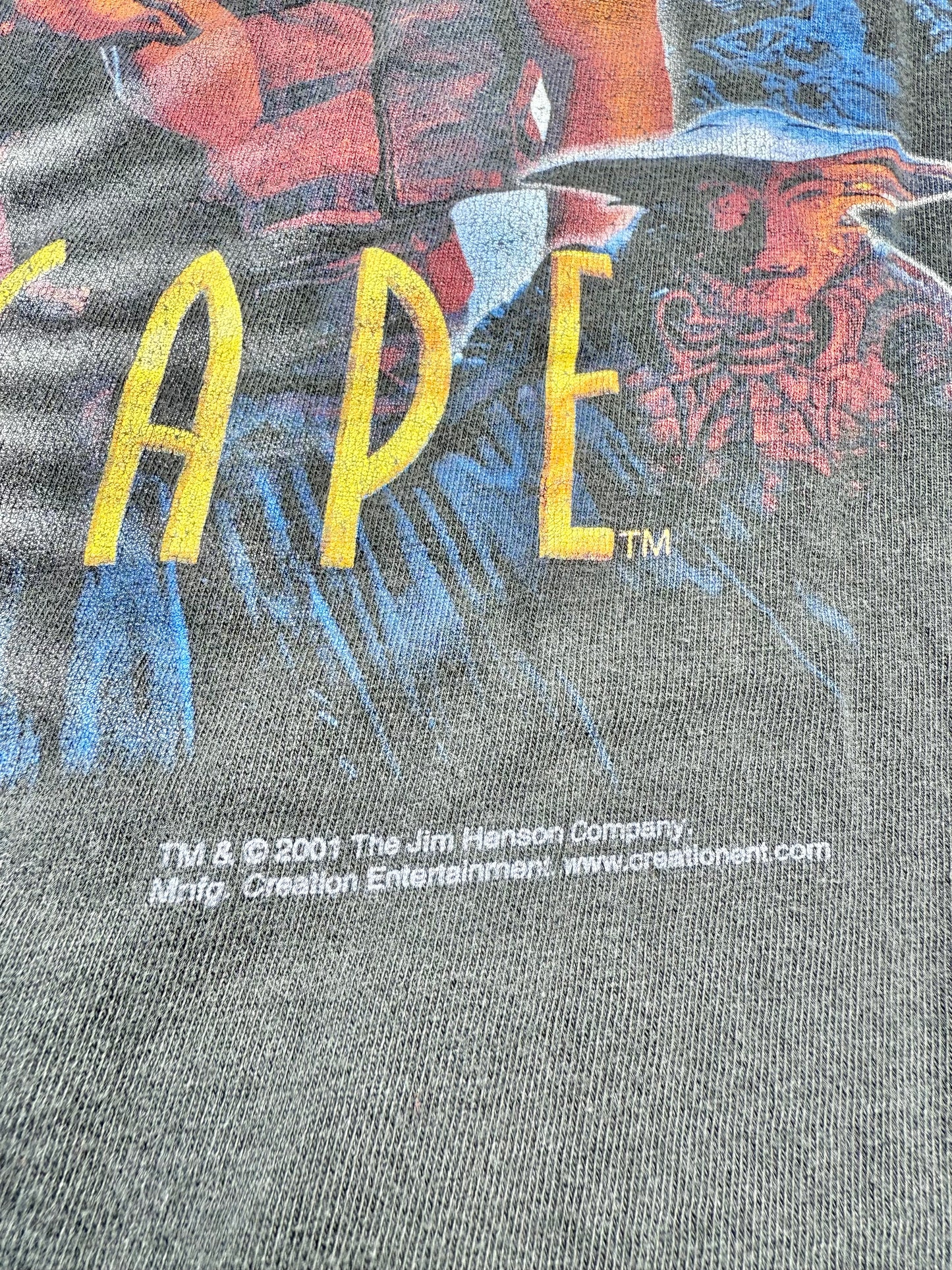 Vintage Farscape Jim Henson Space Alien Sci Fi TV Show T Shirt Size L Large 2001