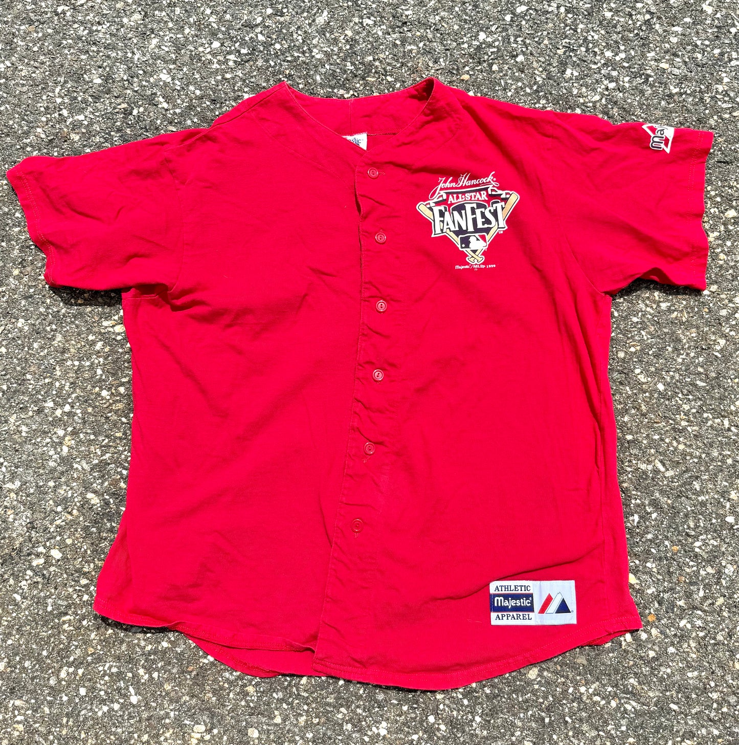 Vintage Boston Red Sox 1999 Fenway Park MLB All Star Game Fanfest Baseball Jersey Large