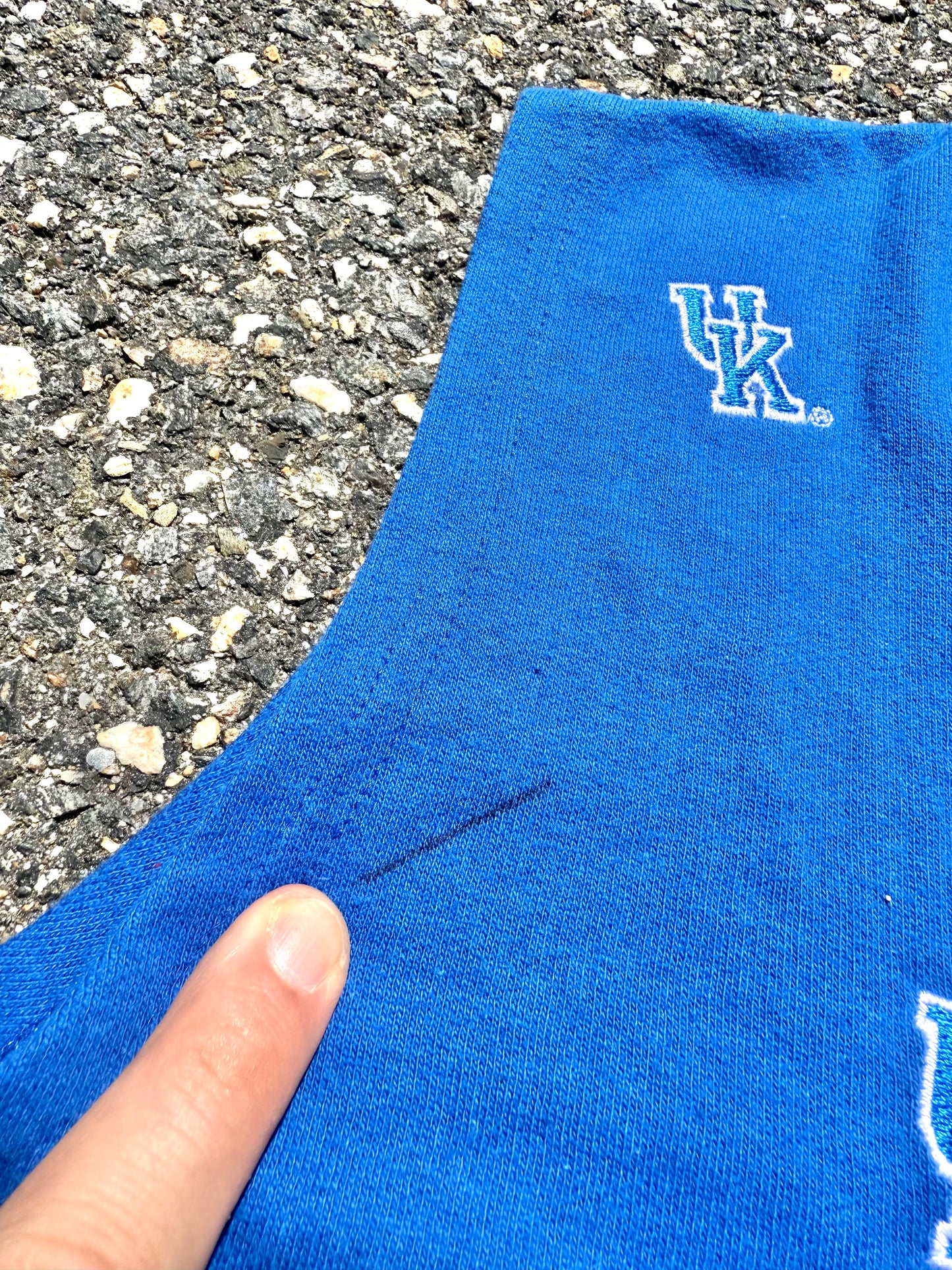 Vintage University of Kentucky Wildcats UK 80's Knit Sweater Vest Size L Large