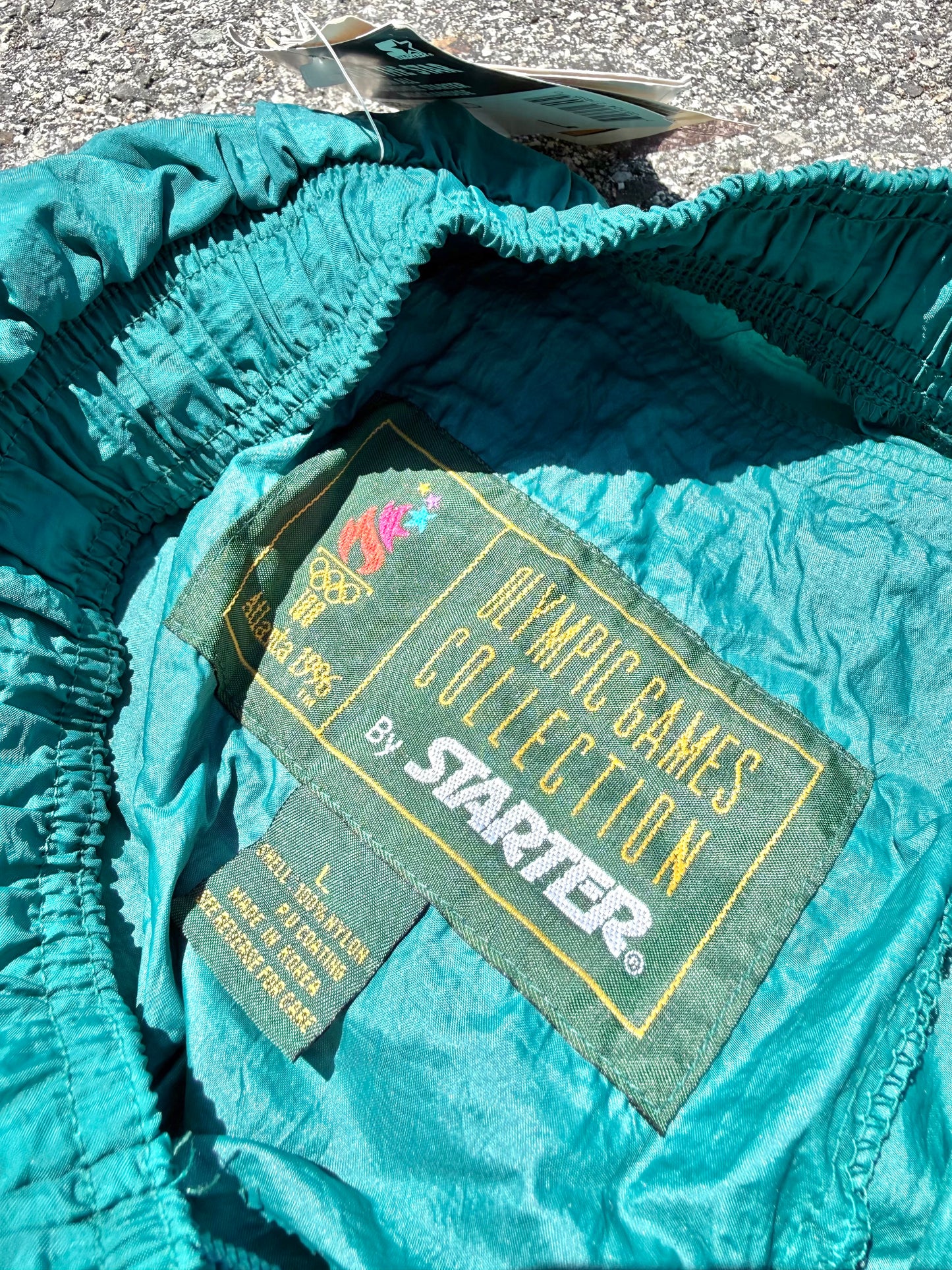 Vintage Starter Atlanta 1996 Olympics Track Wind Pants Size L Large New With Tag