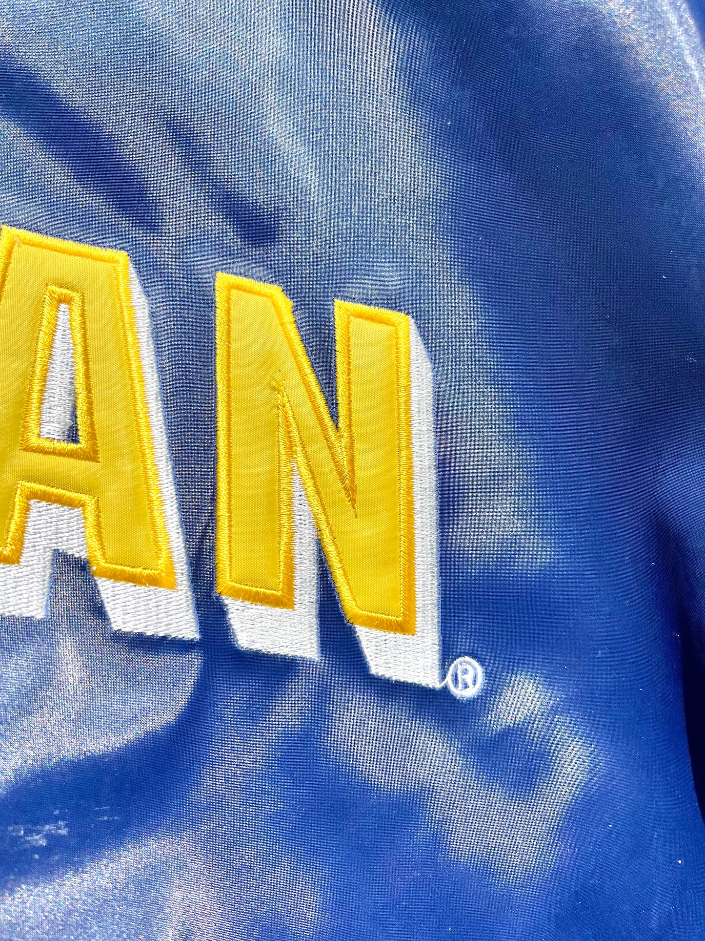 Vintage University of Michigan Wolverines Steve and Barry Bomber Jacket 2XL