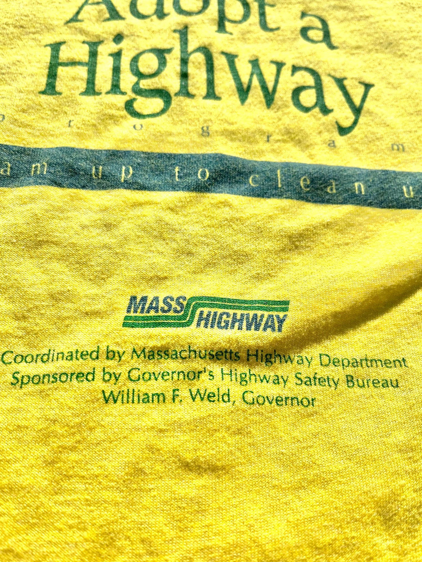Vintage Massachusetts Highway Department 90's Screen Stars Workwear T Shirt XL