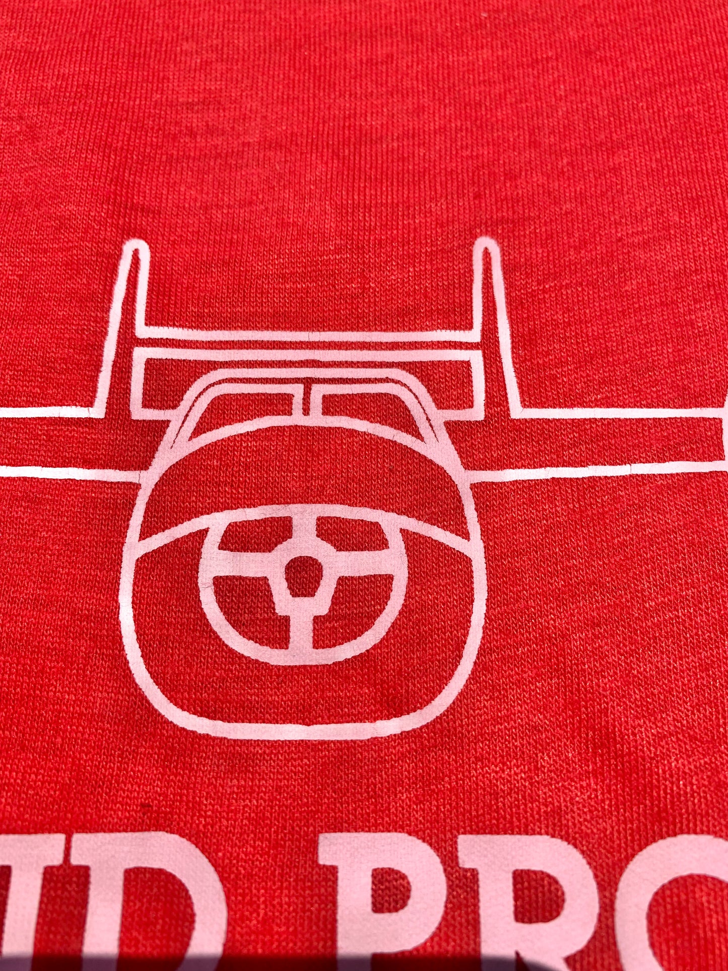 Vintage Aviation No Hand Propping Plane Single Stitch 80's Screens Stars T Shirt Size XL