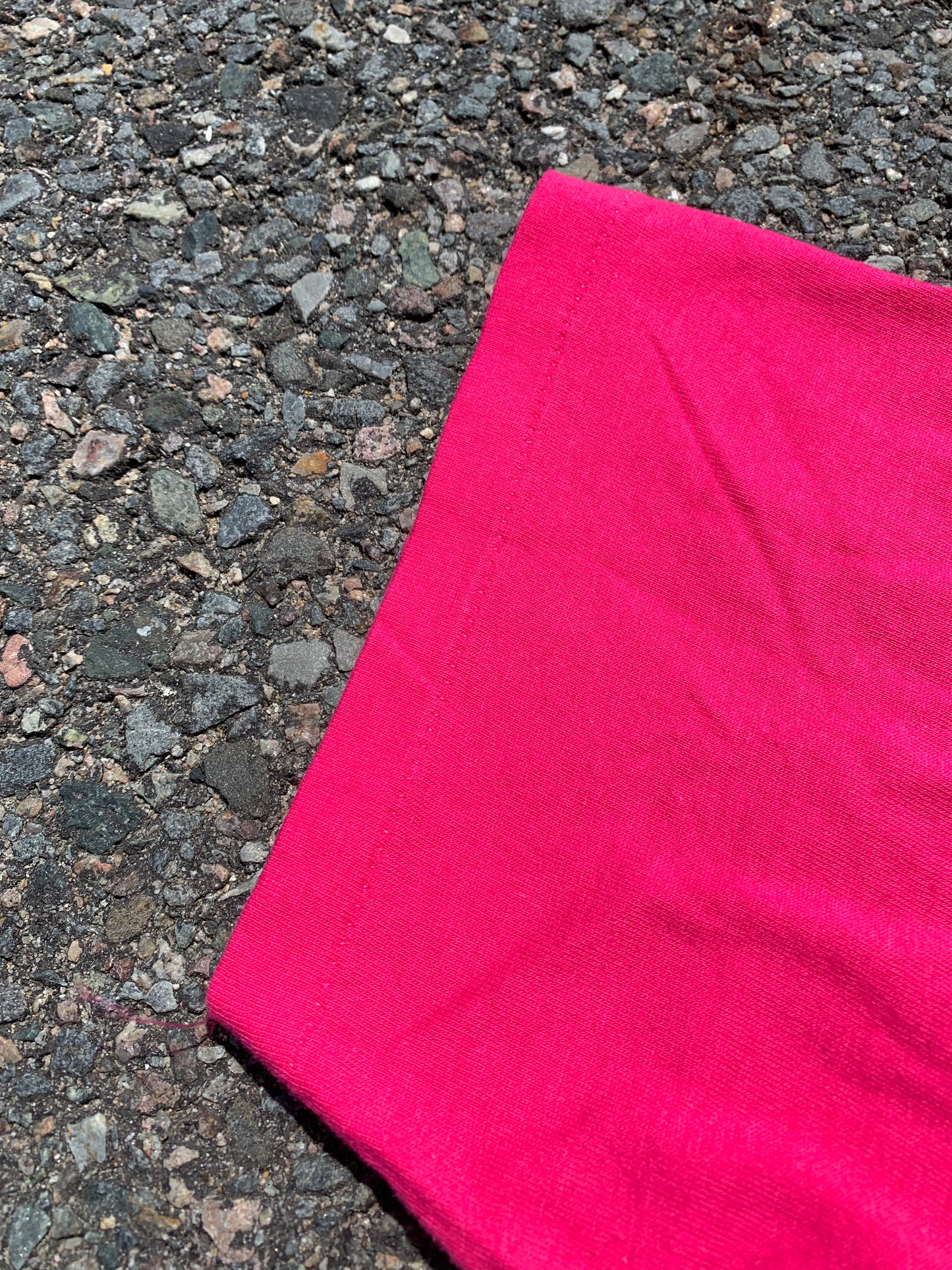 Vintage Rodeo Drive Beverly Hills California Hot Pink and Glittery Gold Single Stitch T-shirt Men's Size Large Made In The USA