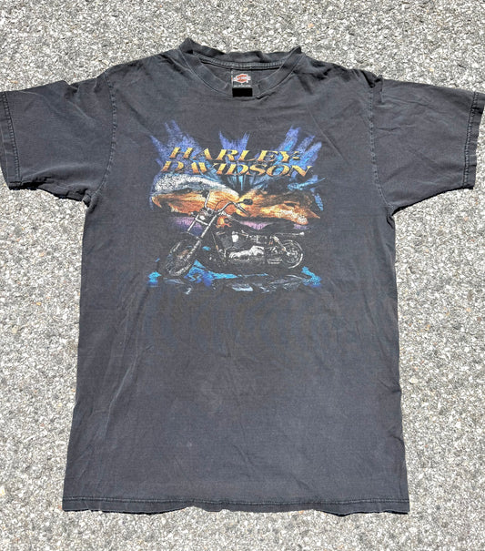 Vintage Harley Davidson Motorcycle Biker T Shirt Size M 2000 York Pennsylvania