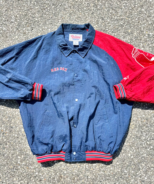 Vintage Starter Diamond Collection 90s Boston Red Sox Windbreaker Jacket Size XL