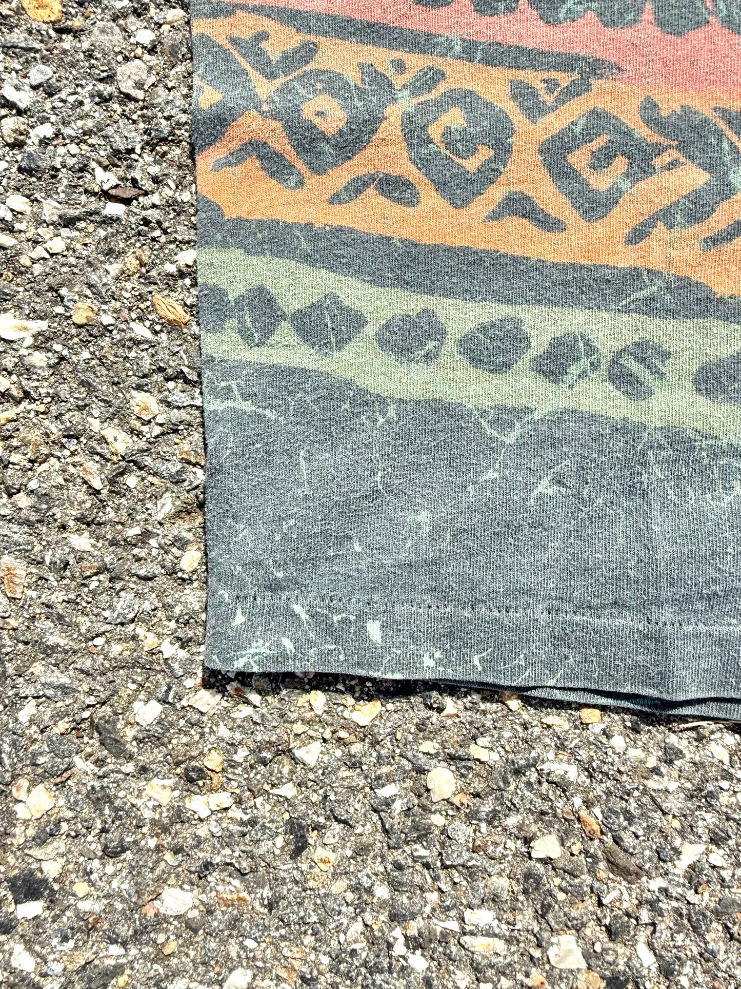 Vintage Gotcha Surf Skater 90's Tribal All Over Print AOP Shirt Single Stitch XL