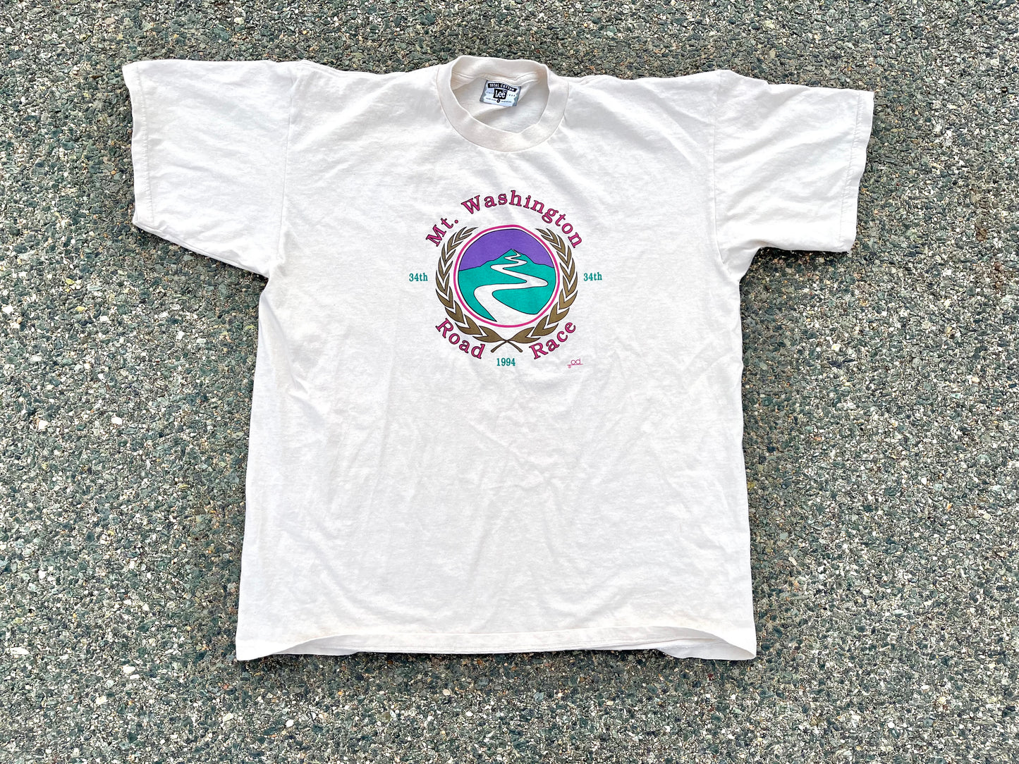 Vintage Mt. Washington New Hampshire 90's Running Road Race T Shirt Size XL 1994