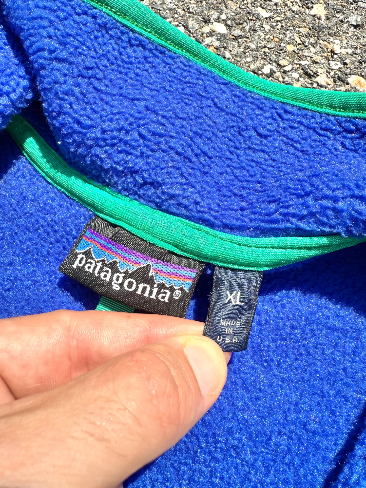 Vintage Patagonia 80's Men's Retro Synchilla Fleece Cardigan Jacket Size XL
