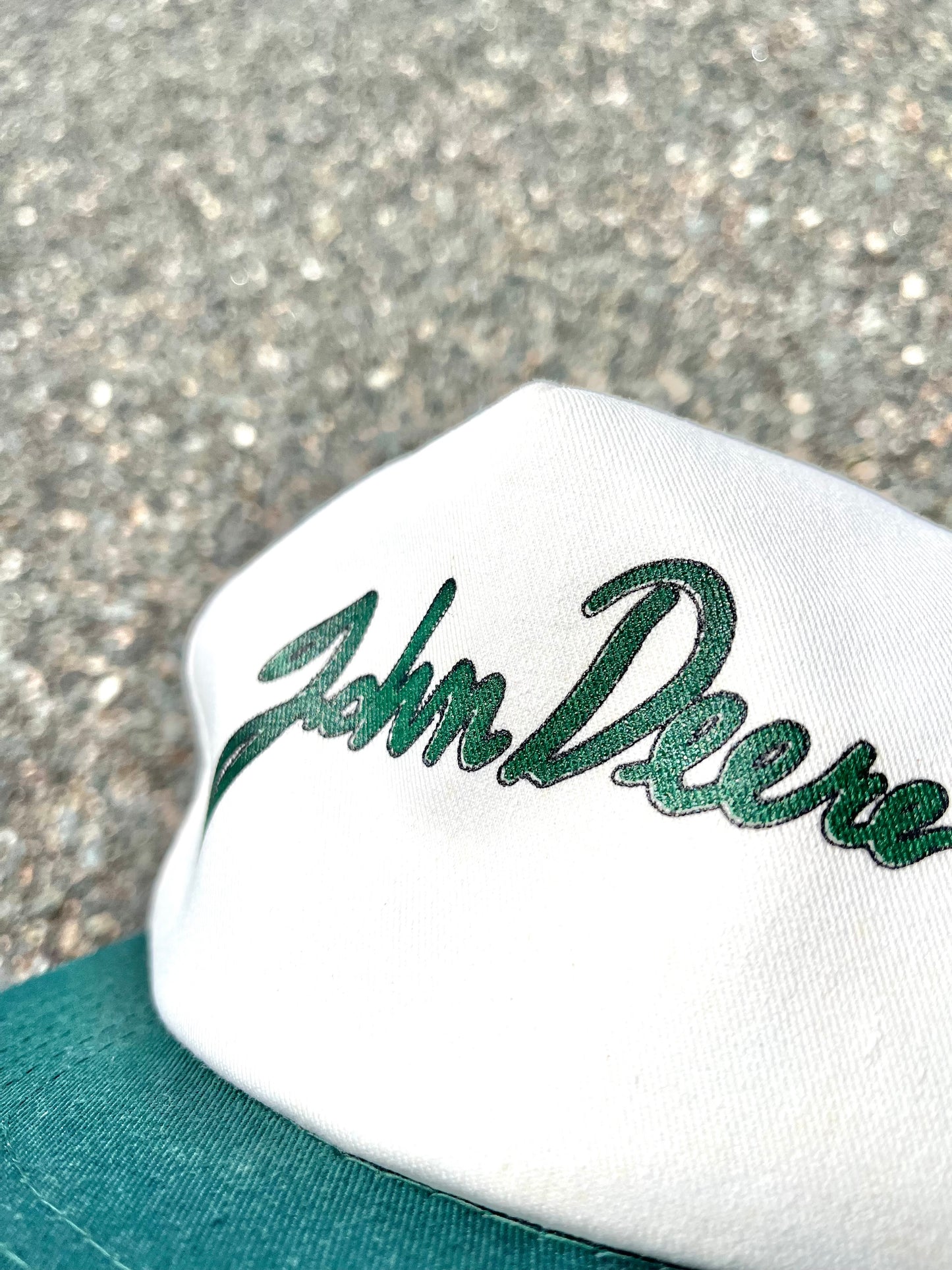 Vintage John Deere Tractors 4700 Sprayer Retro 90's Two Tone Snapback Hat Cap