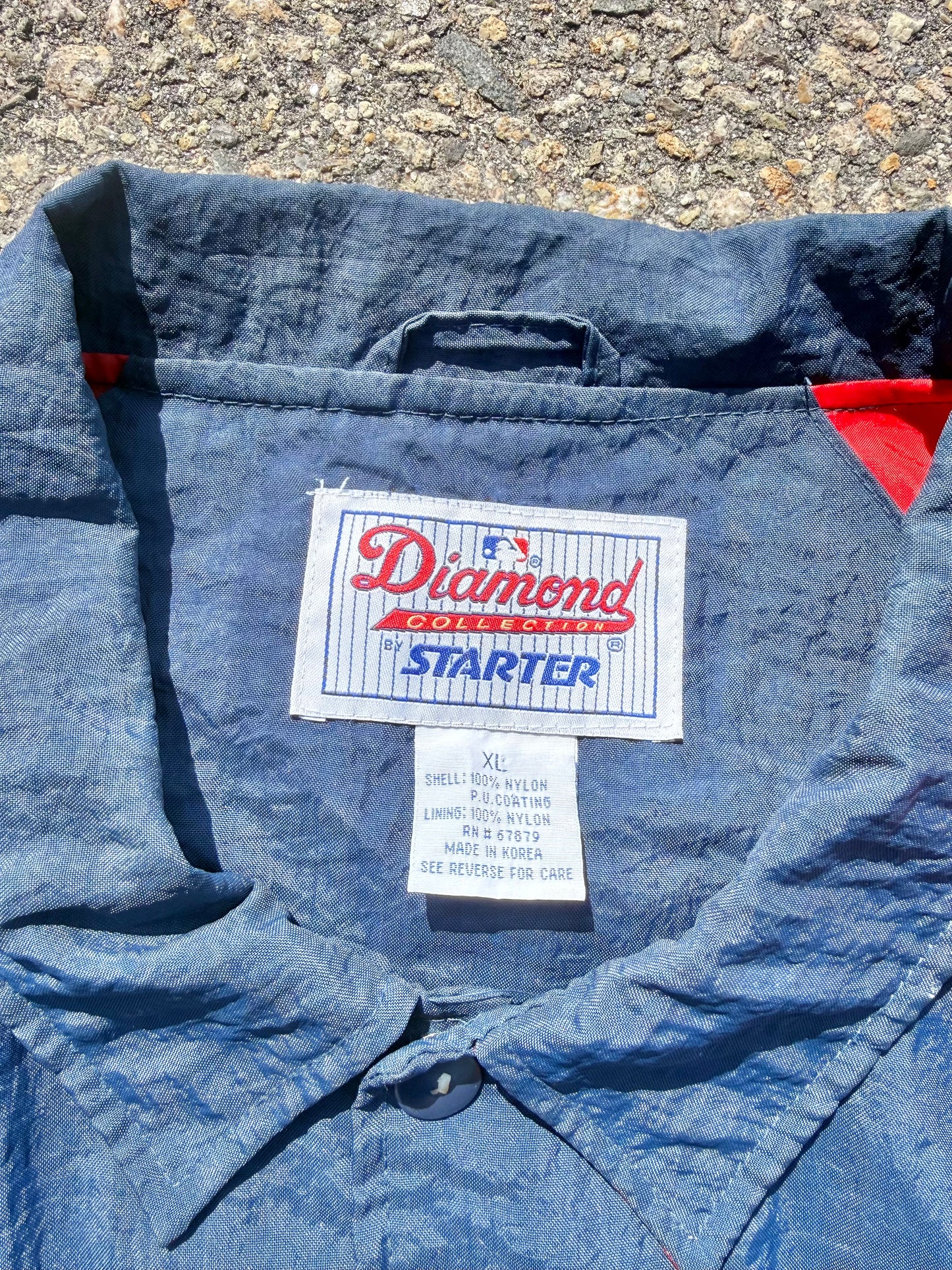 Vintage Starter Diamond Collection 90s Boston Red Sox Windbreaker Jacket Size XL