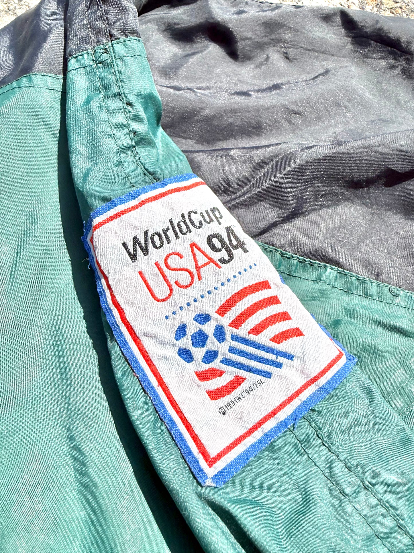 Vintage World Cup 1994 Soccer Apex One Mexico Retro 90's Windbreaker Jacket Large