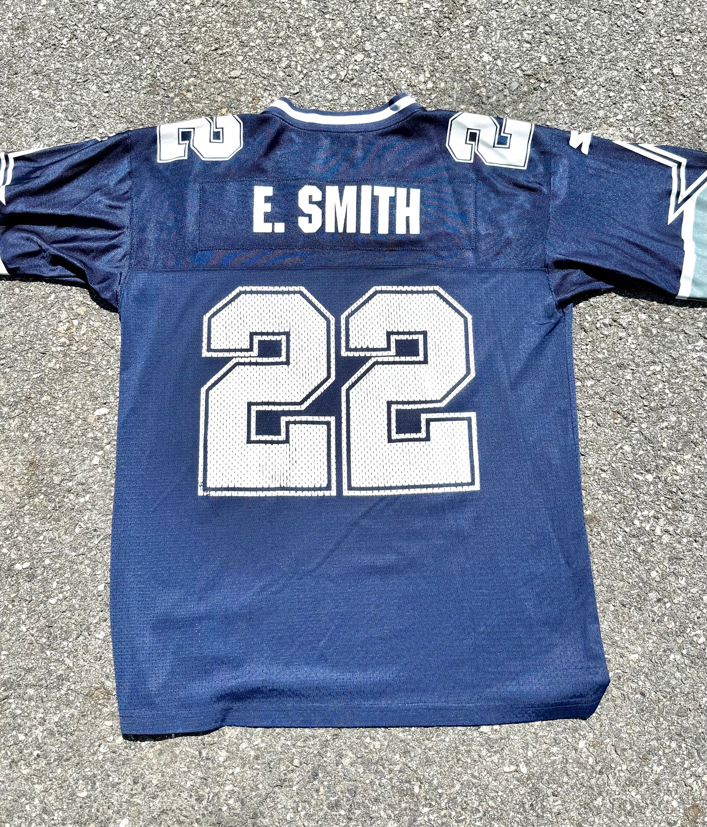 Vintage Starter Dallas Cowboys Emmitt Smith 90's NFL Football Jersey Size 48
