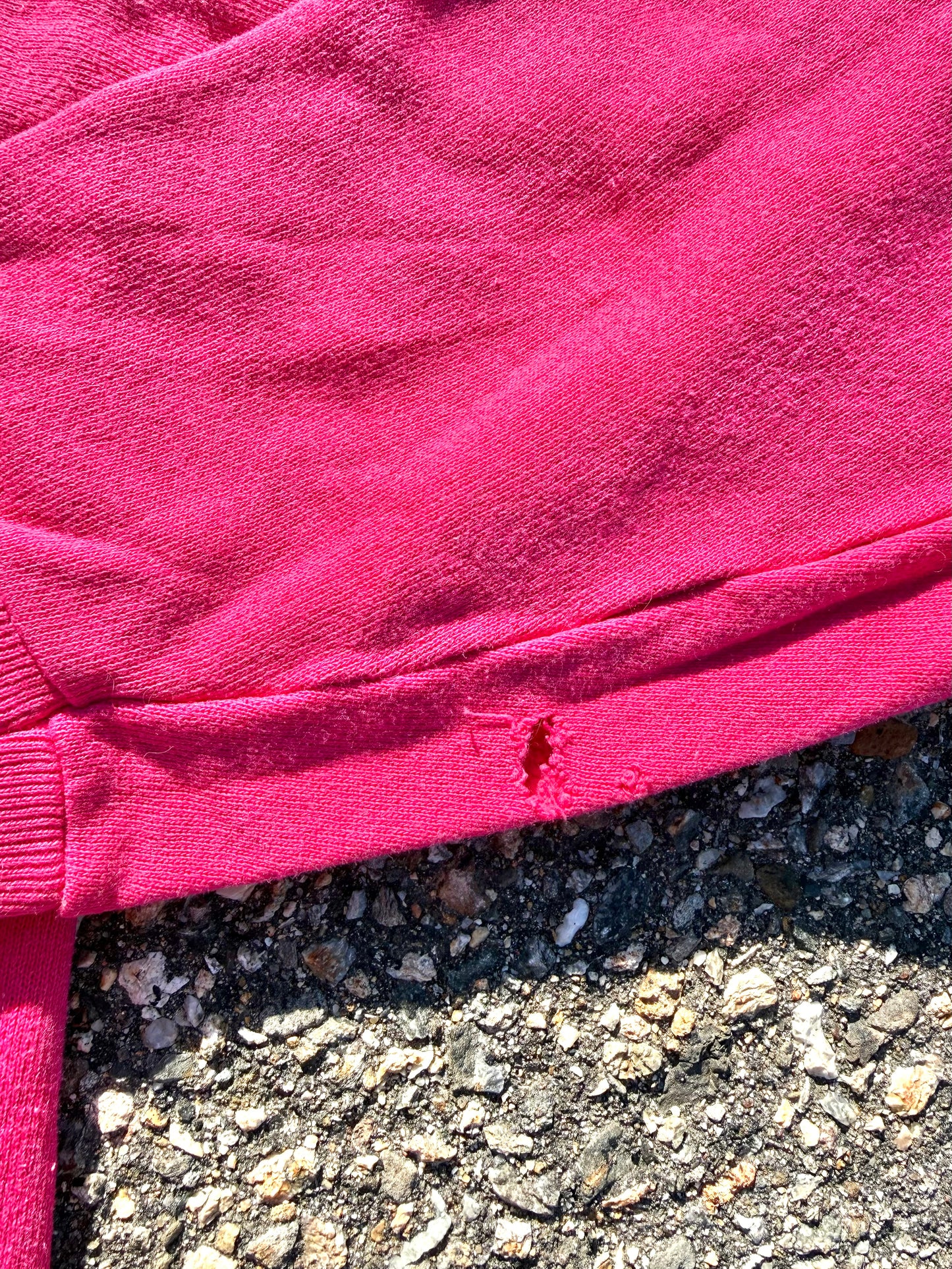 Vintage Vermont Ben Jerrys Cow Retro 80's Crewneck Sweatshirt Size L Large Pink