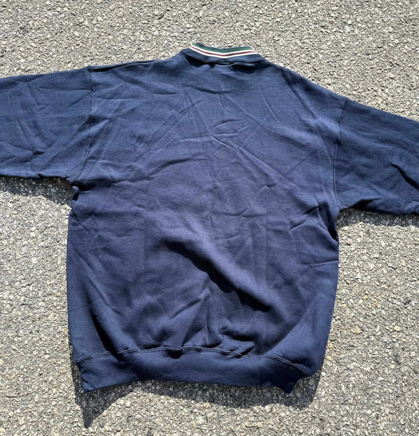 Vintage Mickey Mouse Disney 80's 90's Retro Crewneck Sweatshirt Size L Large Navy