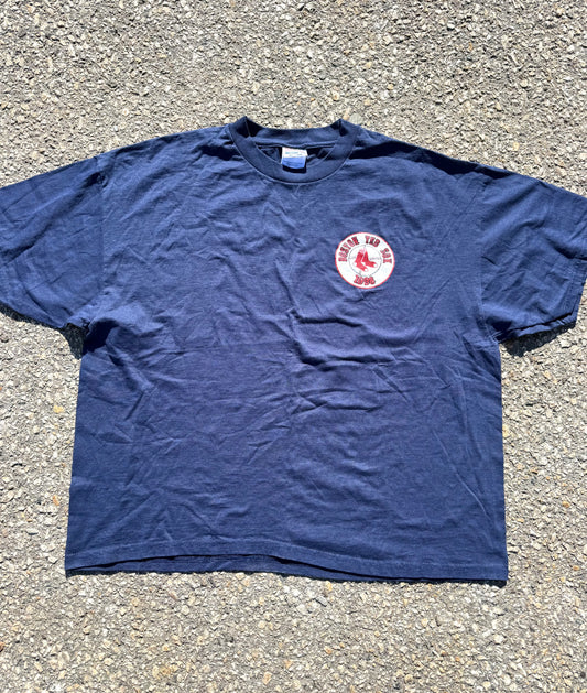 Vintage Boston Red Sox 90's Ted Kennedy 1998 United States Senate Midterm Election Campaign T Shirt XL