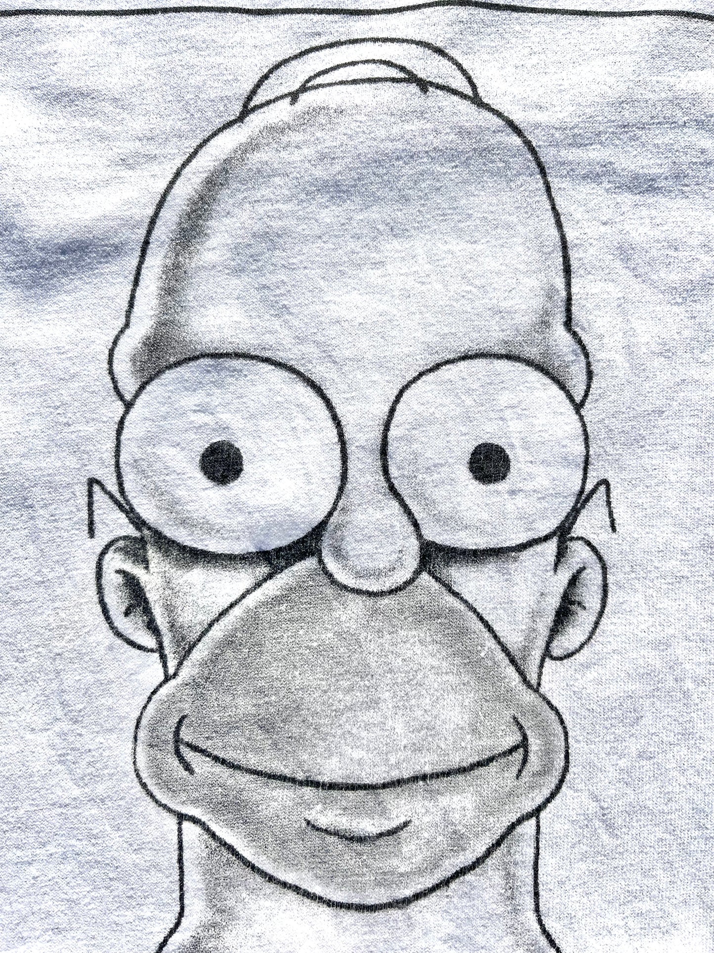 Vintage Homer Simpson Calvin Klein The Simpsons Cartoon Retro 90's T Shirt Size L Large 1994