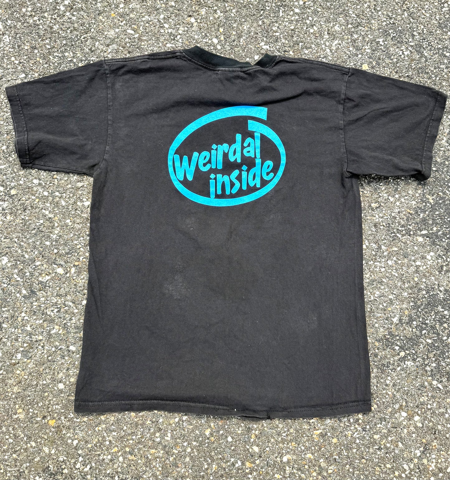 Vintage Weird Al Yankovic 90's Band Tour Concert T Shirt Size M Medium 1999 Black