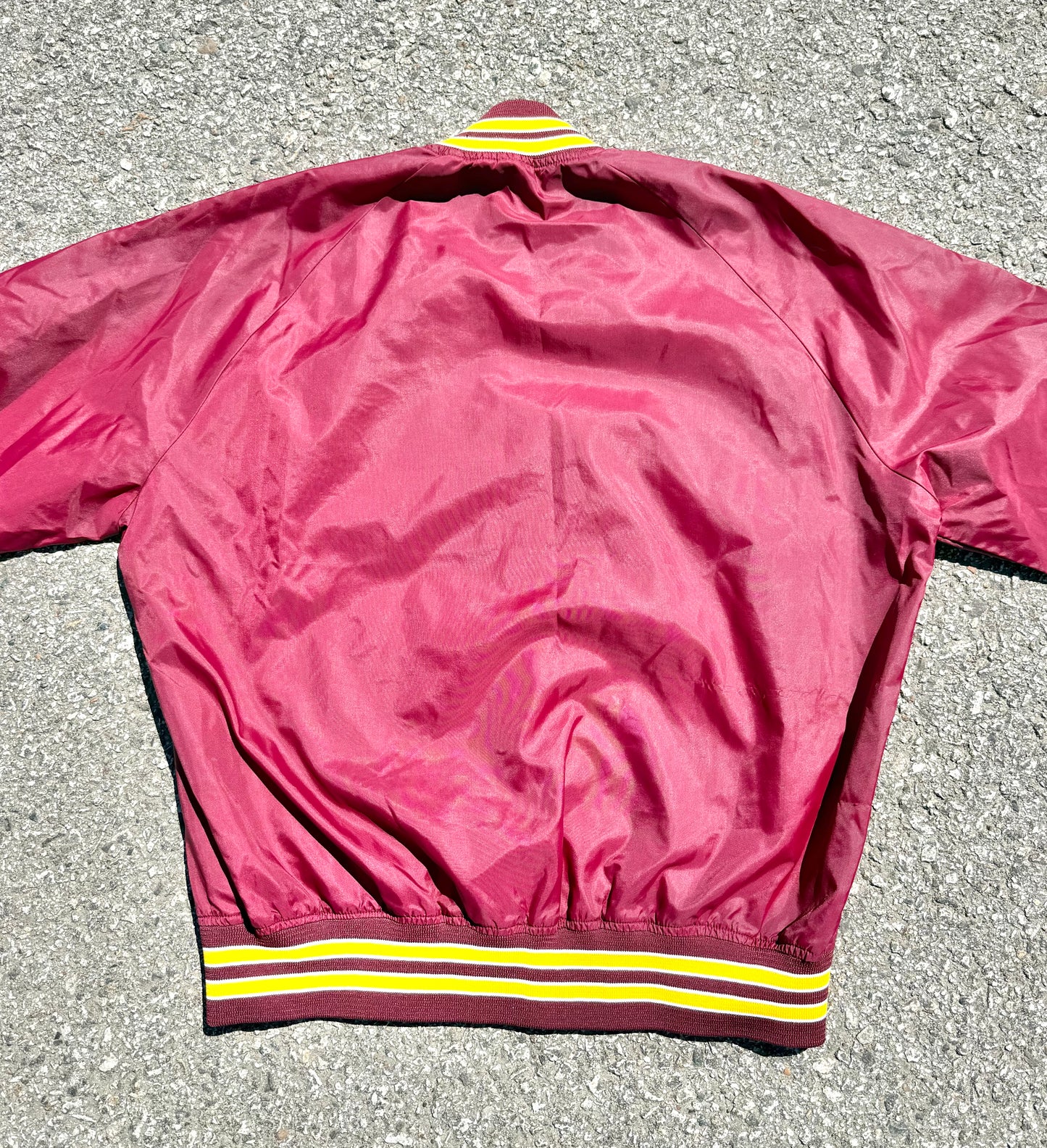Vintage Arizona State Sun Devils 80's Chalk Line Lightweight Windbreaker Bomber Jacket Large
