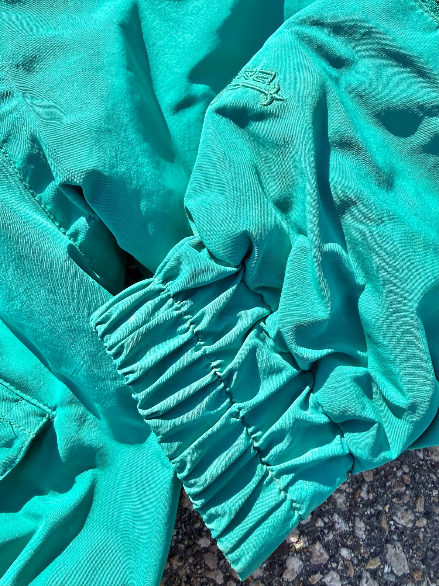 Vintage Fera Skiwear Retro 90's 80's Womens Full Body Snow Ski Suit Size 14 Teal