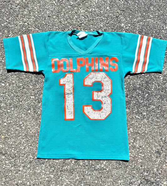 Vintage Miami Dolphins Dan Marino Retro 80's NFL Football Jersey Size S Small
