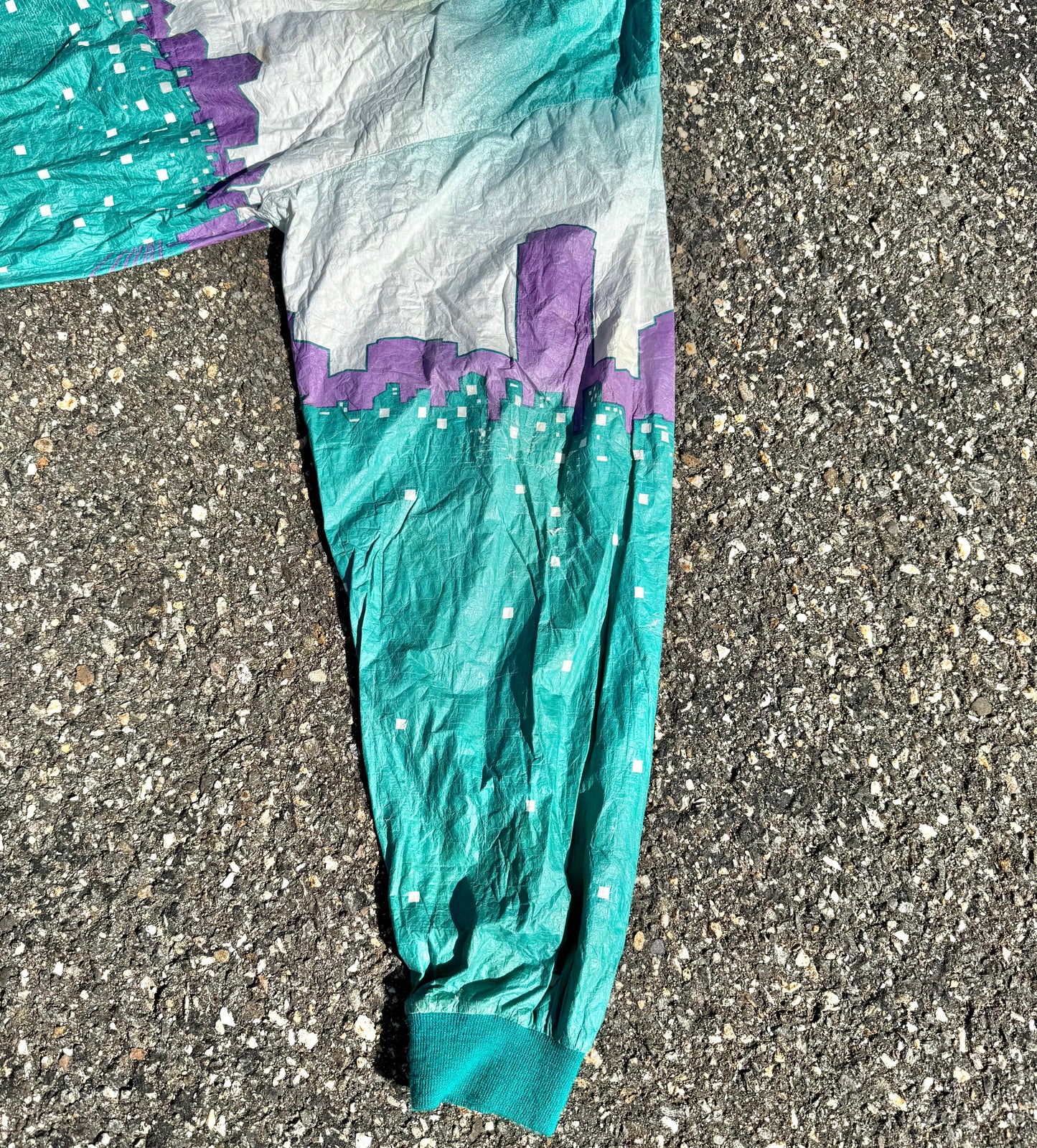 Vintage Boston Marathon B.A.A. Retro All Over Print AOP Race Jacket Size XL