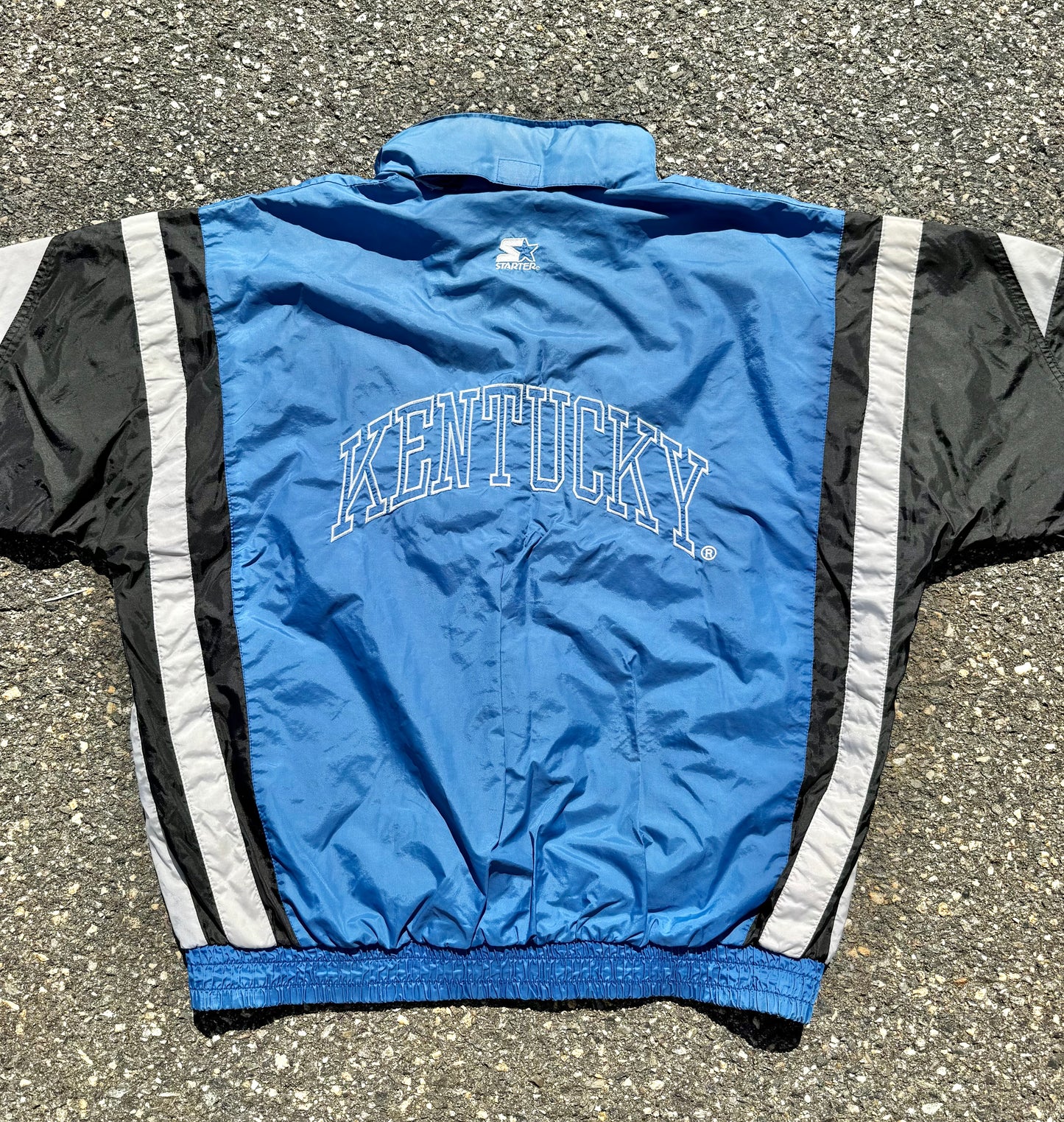 Vintage Starter 90's Kentucky Wildcats College Windbreaker Jacket Size L Large