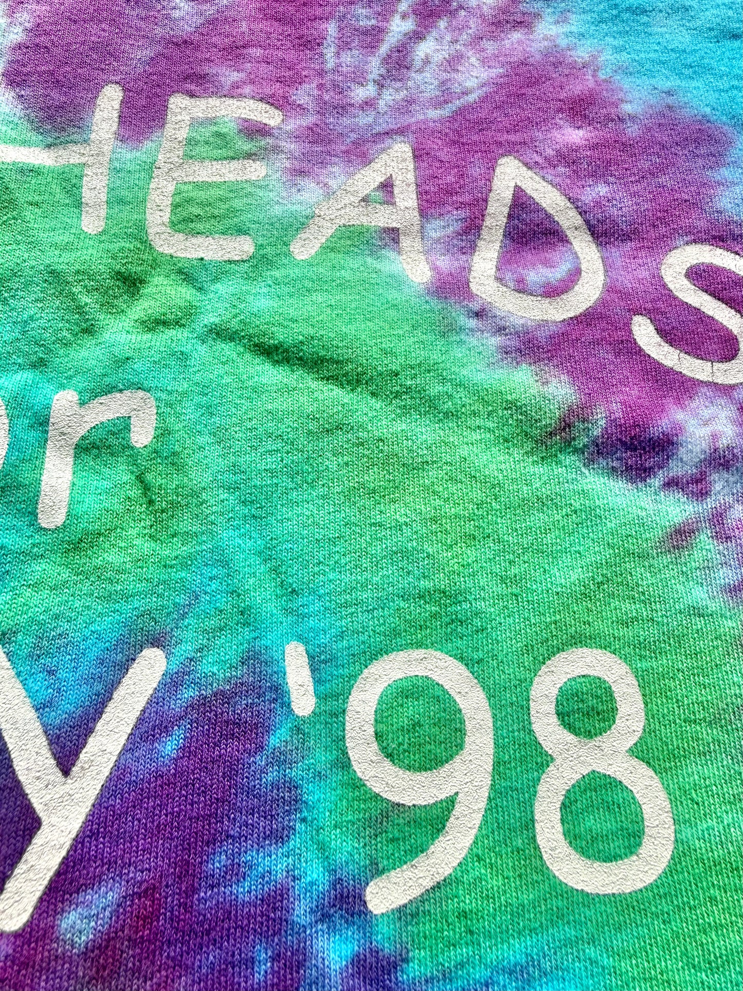 Vintage Grateful Dead Patrick Leahy United States Senate Campaign 1998 Vermont Tie Dye 90's Band T-Shirt XL