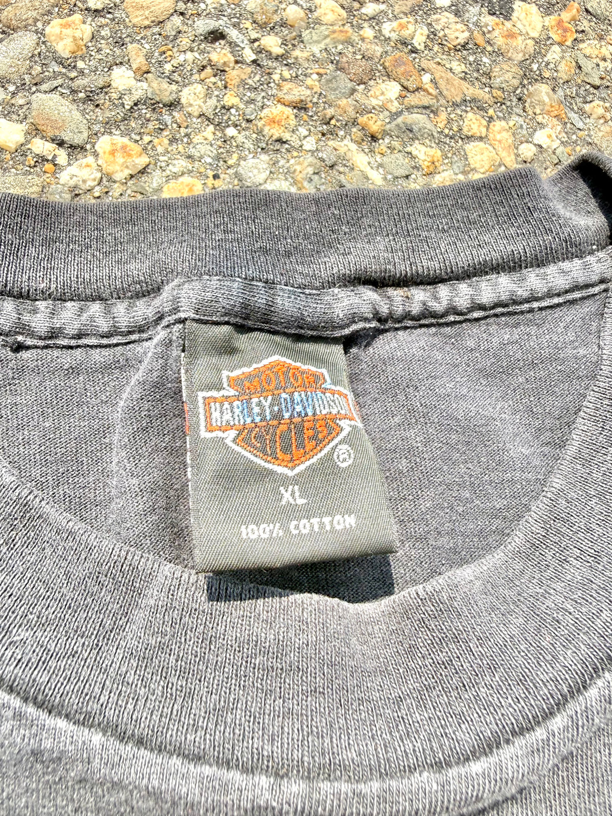 Vintage Harley Davidson Motorcycle Biker Eagle Fighting Dragon 90's Shirt XL 1995