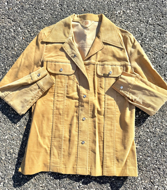 Vintage Lady Lee Retro 60's 70's Corduroy Pearl Snap Western Workwear Jacket Large/Medium