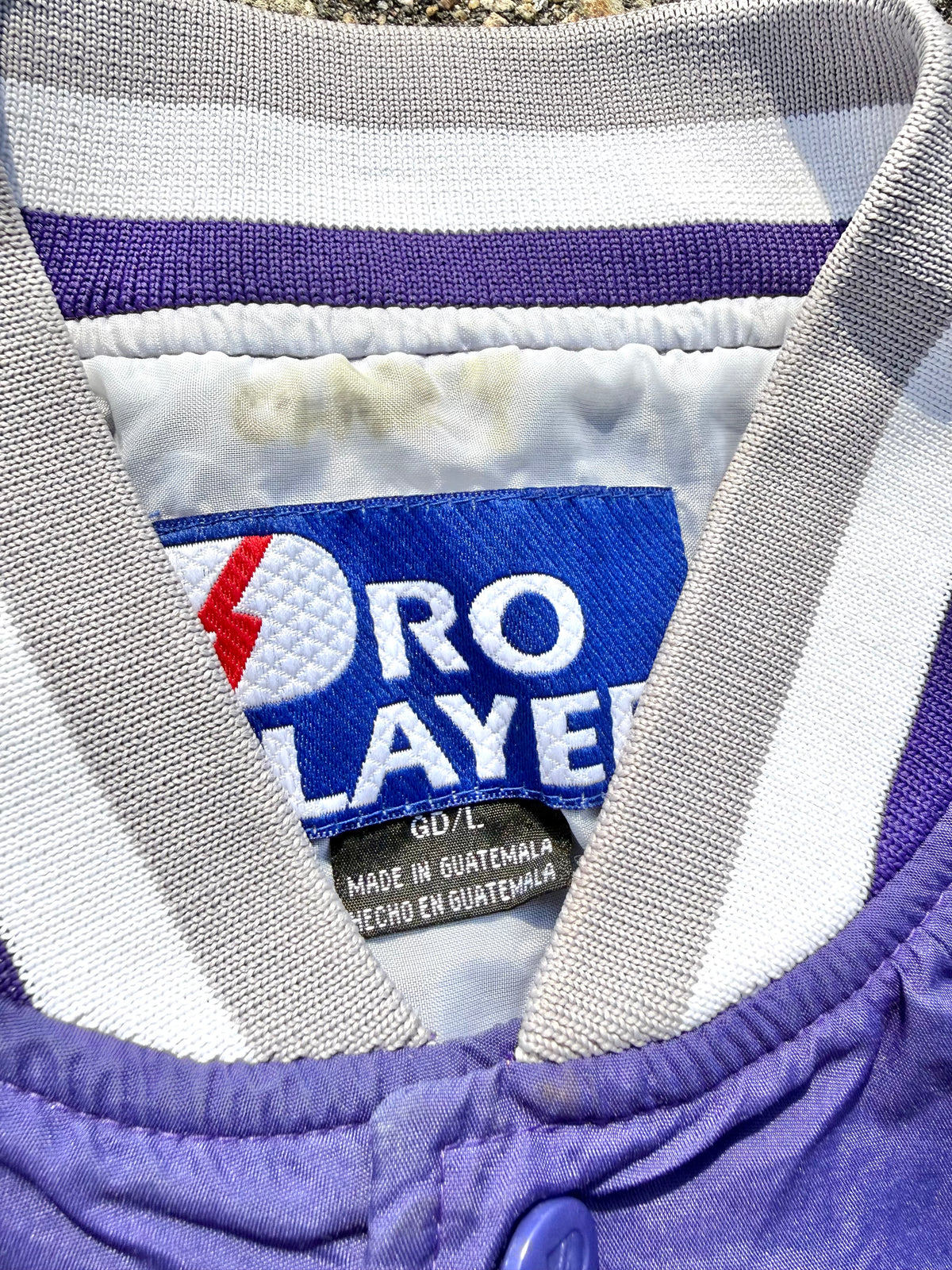 Vintage Pro Player Kansas State Wildcats 90's College Varsity Windbreaker Jacket Large
