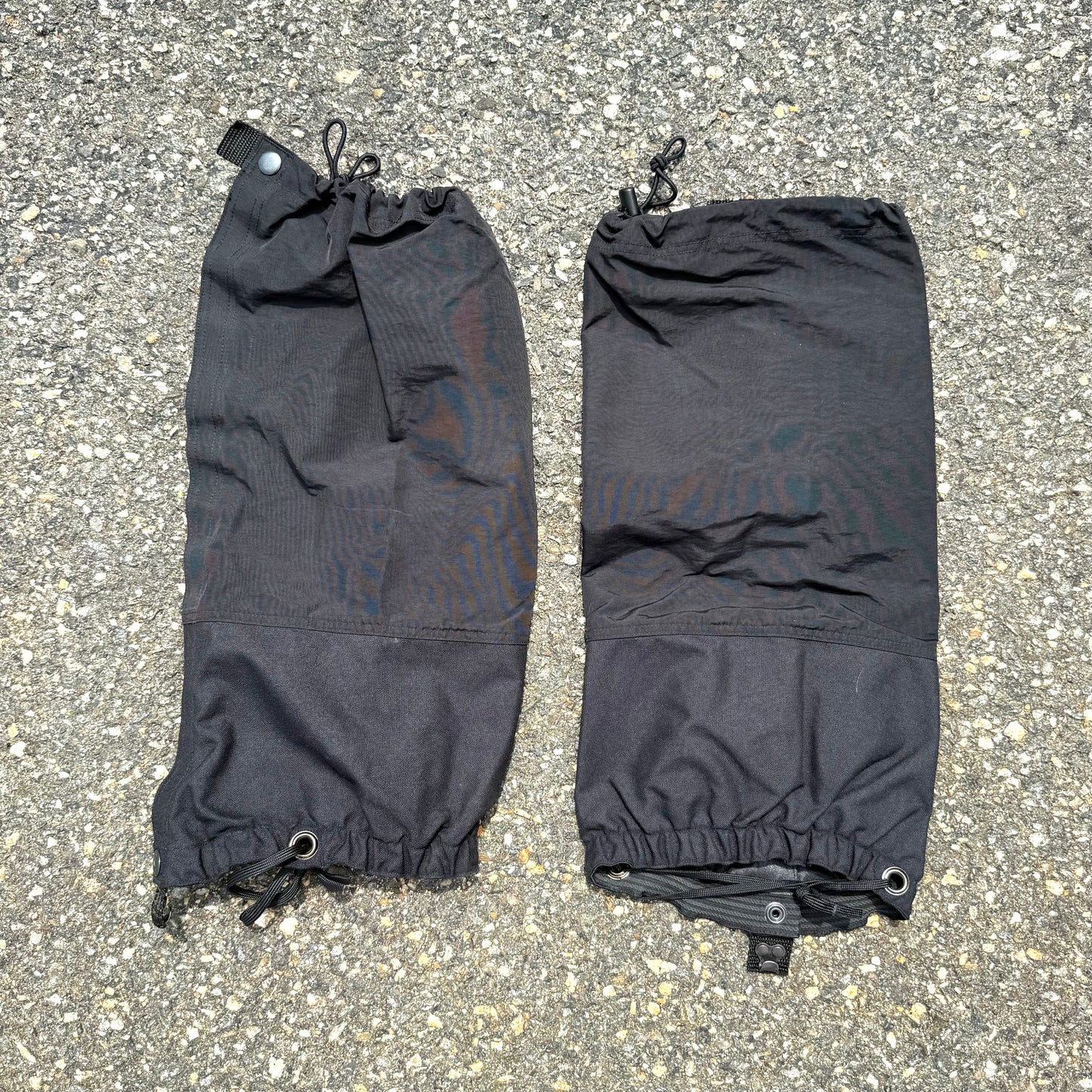 Vintage L.L. Bean Boot Hiking Snow Rain Gaiters Mountaineering Black