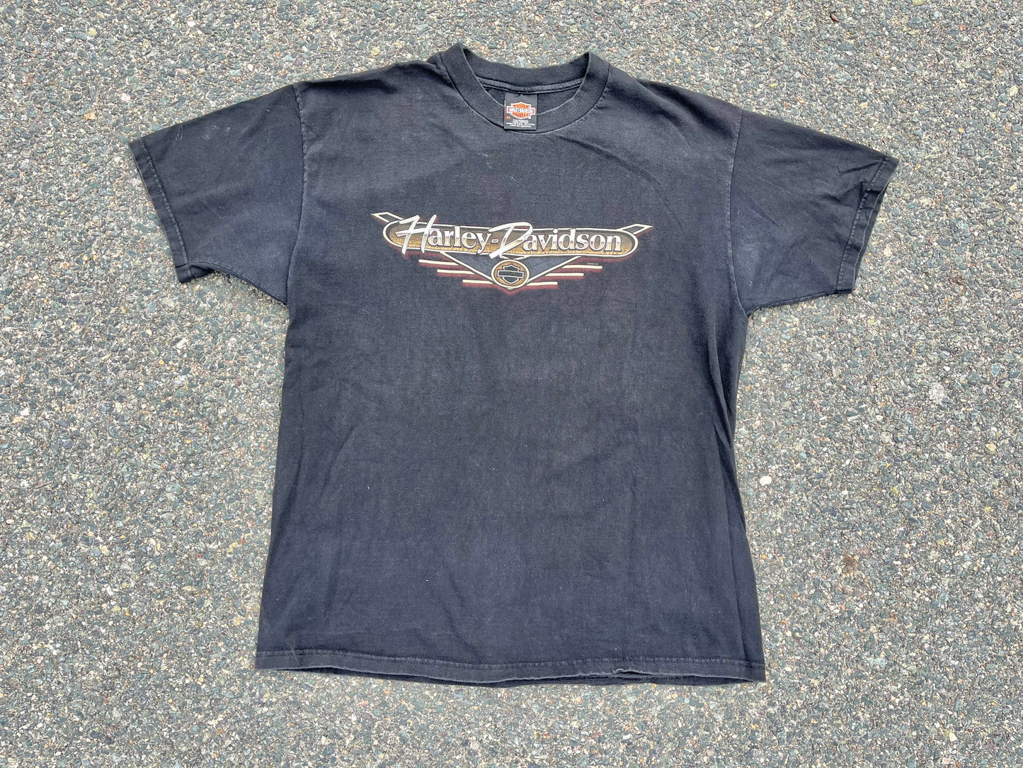 Vintage Harley Davidson Bloomington Indiana Retro 90's Biker T Shirt Size XL