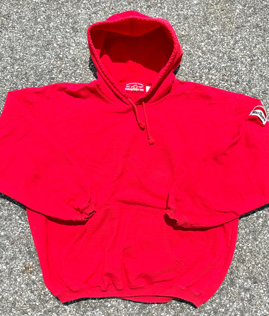 Vintage Marlboro Red Cigarettes Country Store 90's Hoodie Sweatshirt Large