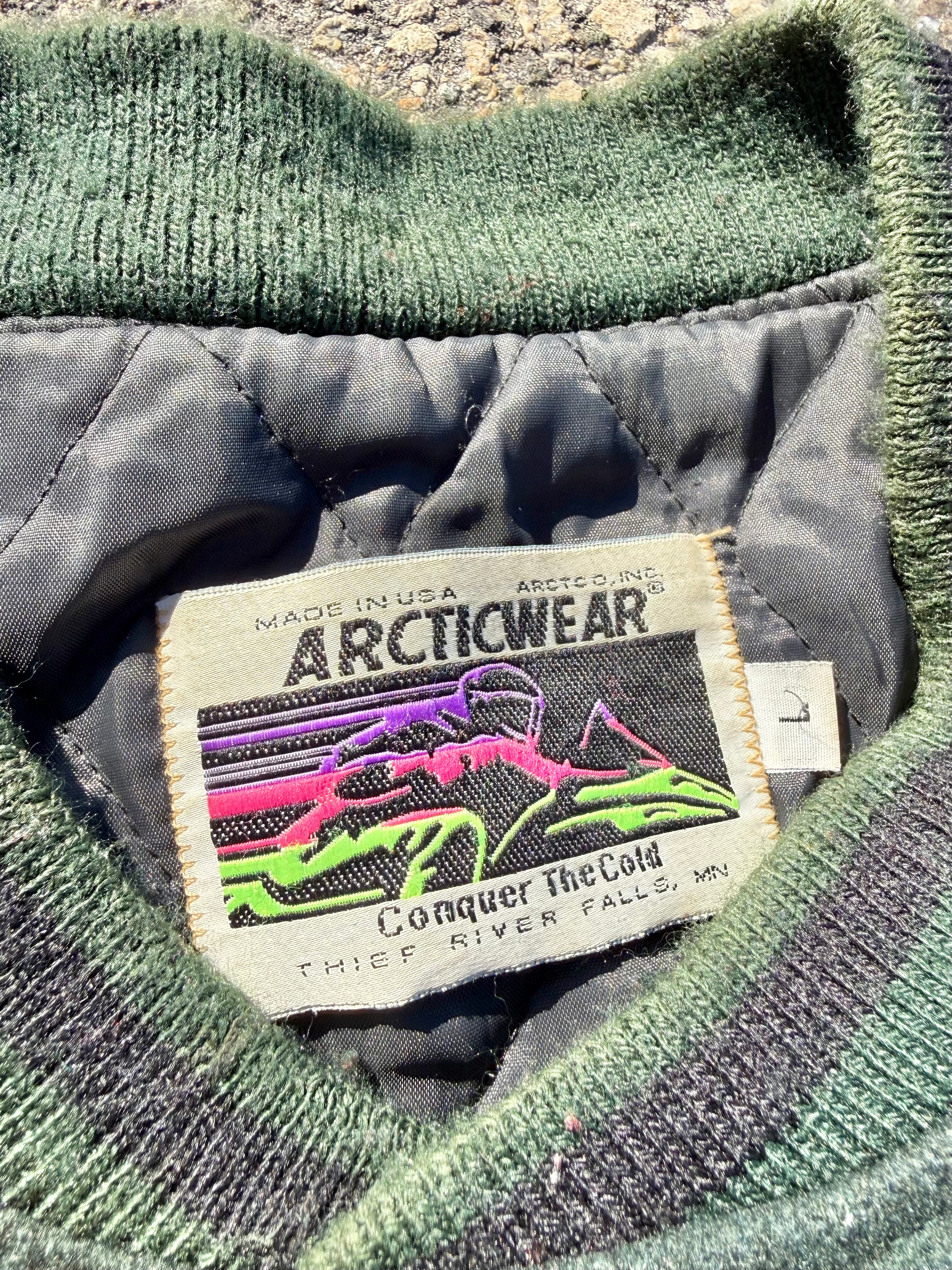 Vintage Arctic Cat Bounty Hunter Leather and Wool Retro 90's