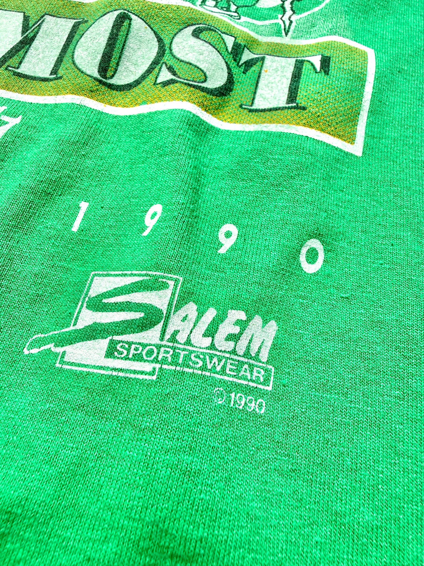 Vintage Boston Celtics Johnny Most 90's Tribute Night T Shirt Size M Medium 1990