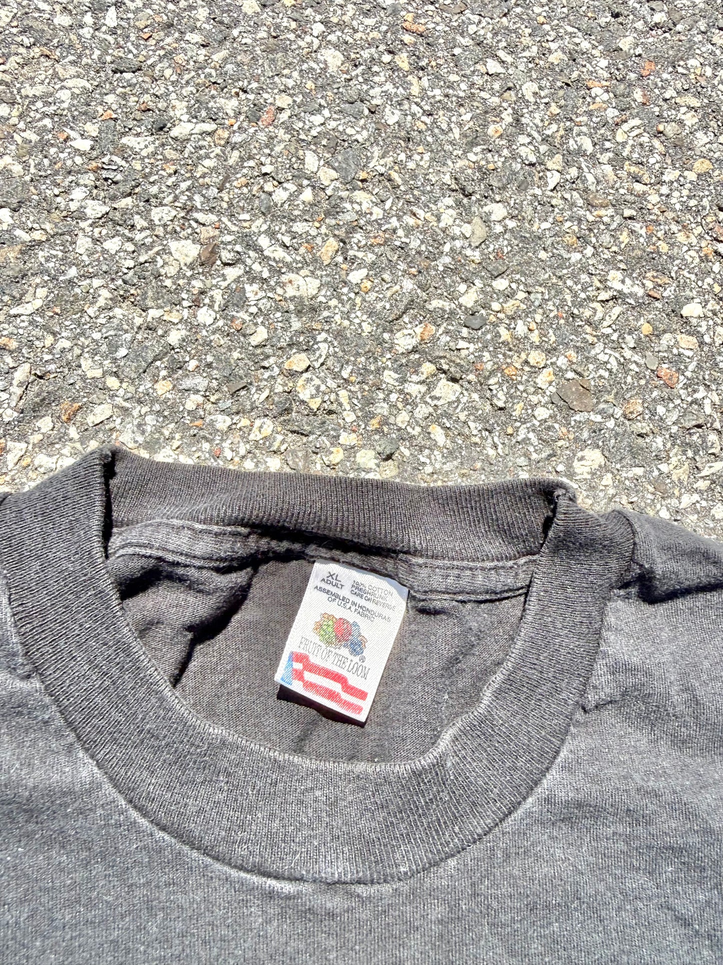 Vintage Harley Davidson Rendezvous Motorcycle 90's Biker Single Stitch T Shirt Size XL Black Pattersonville New York