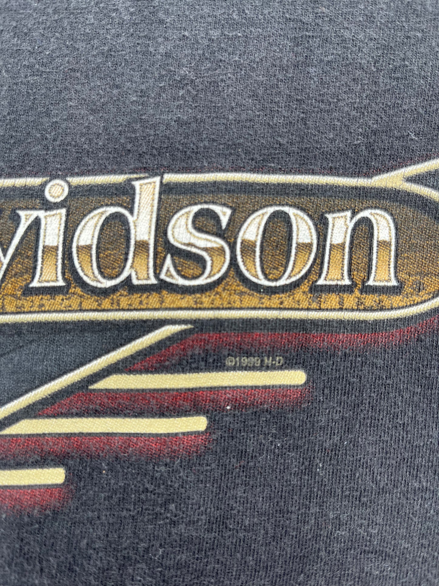 Vintage Harley Davidson Bloomington Indiana Retro 90's Biker T Shirt Size XL