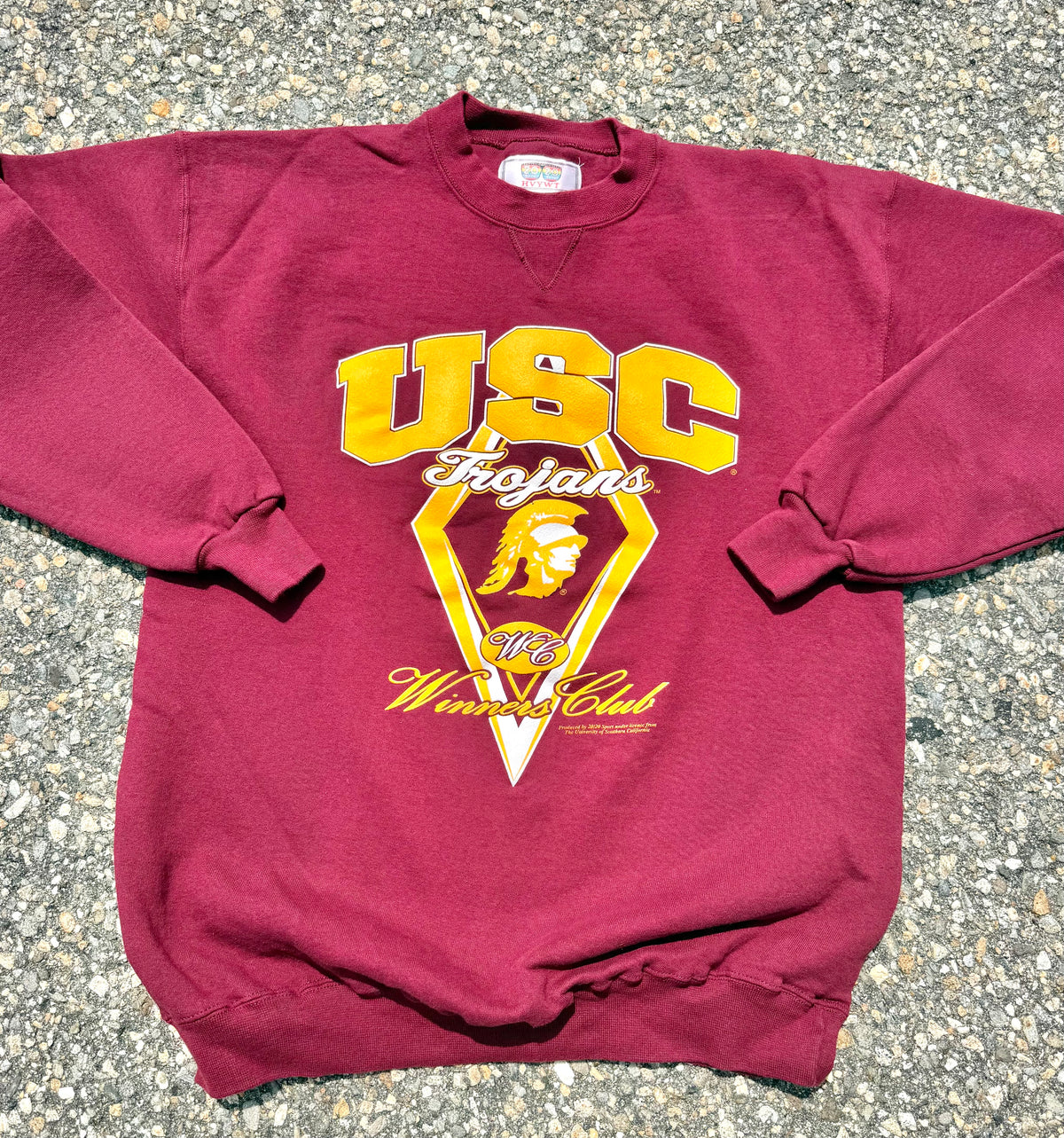 Vintage University of Southern California USC Trojans Winners Club 90s College University Sweatshirt Large