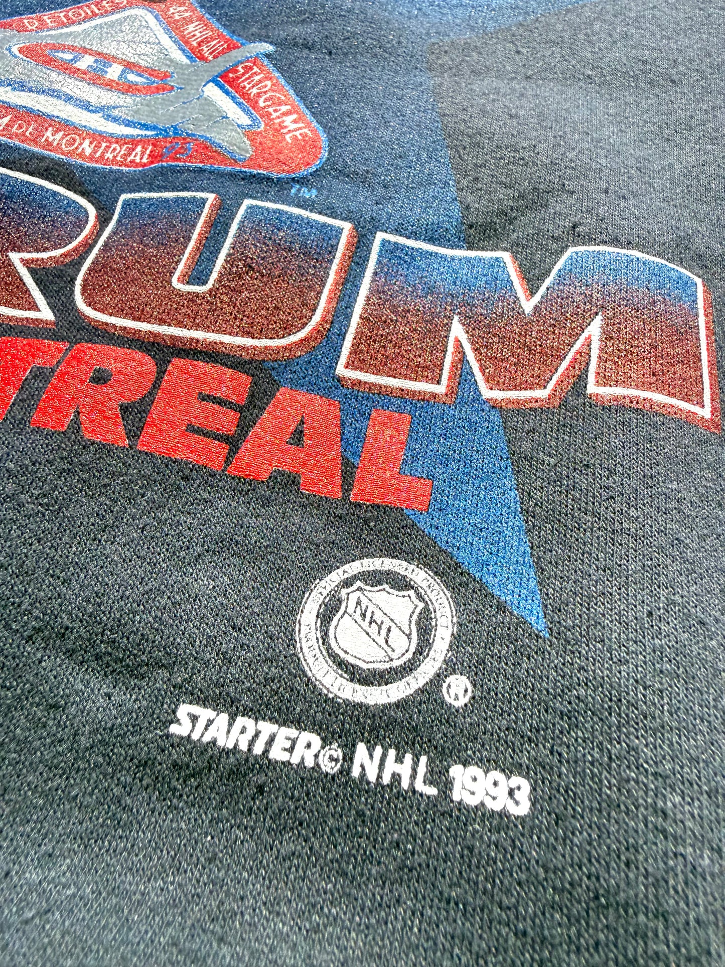 Vintage Starter Montreal Forum Canadiens NHL All Star Game 90's Sweatshirt XL 1993