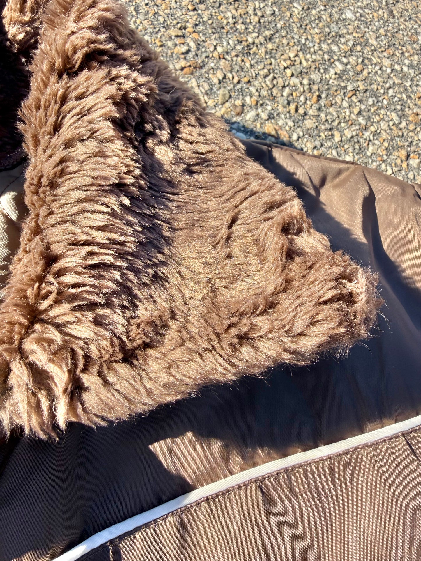 Vintage Sear Retro 80's Mens Full Body Snow Ski Suit Size L Large Brown