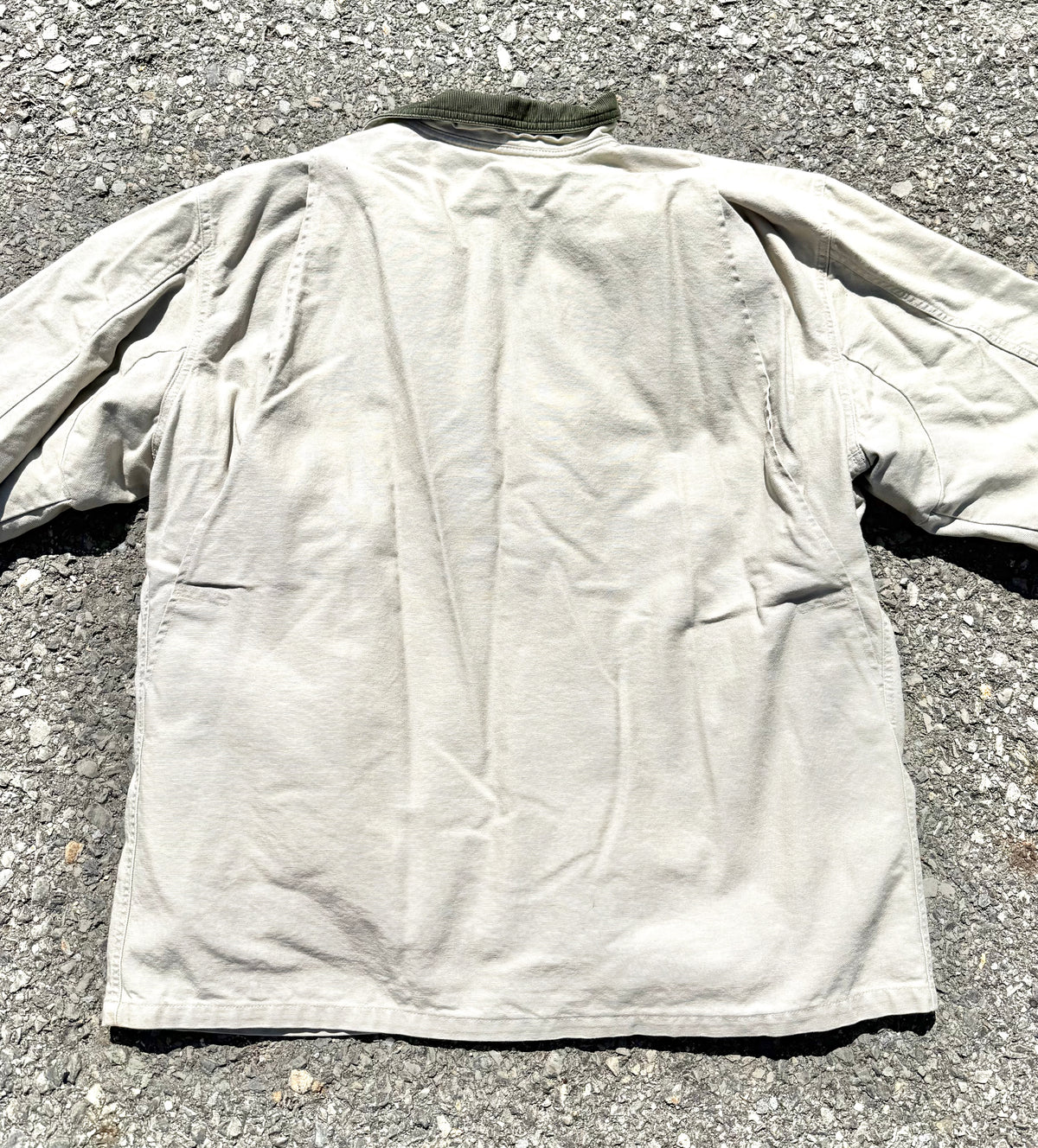 Vintage L.L. Bean Cotton Blanket Lined Barn Chore Coat Workwear Canvas Jacket XL
