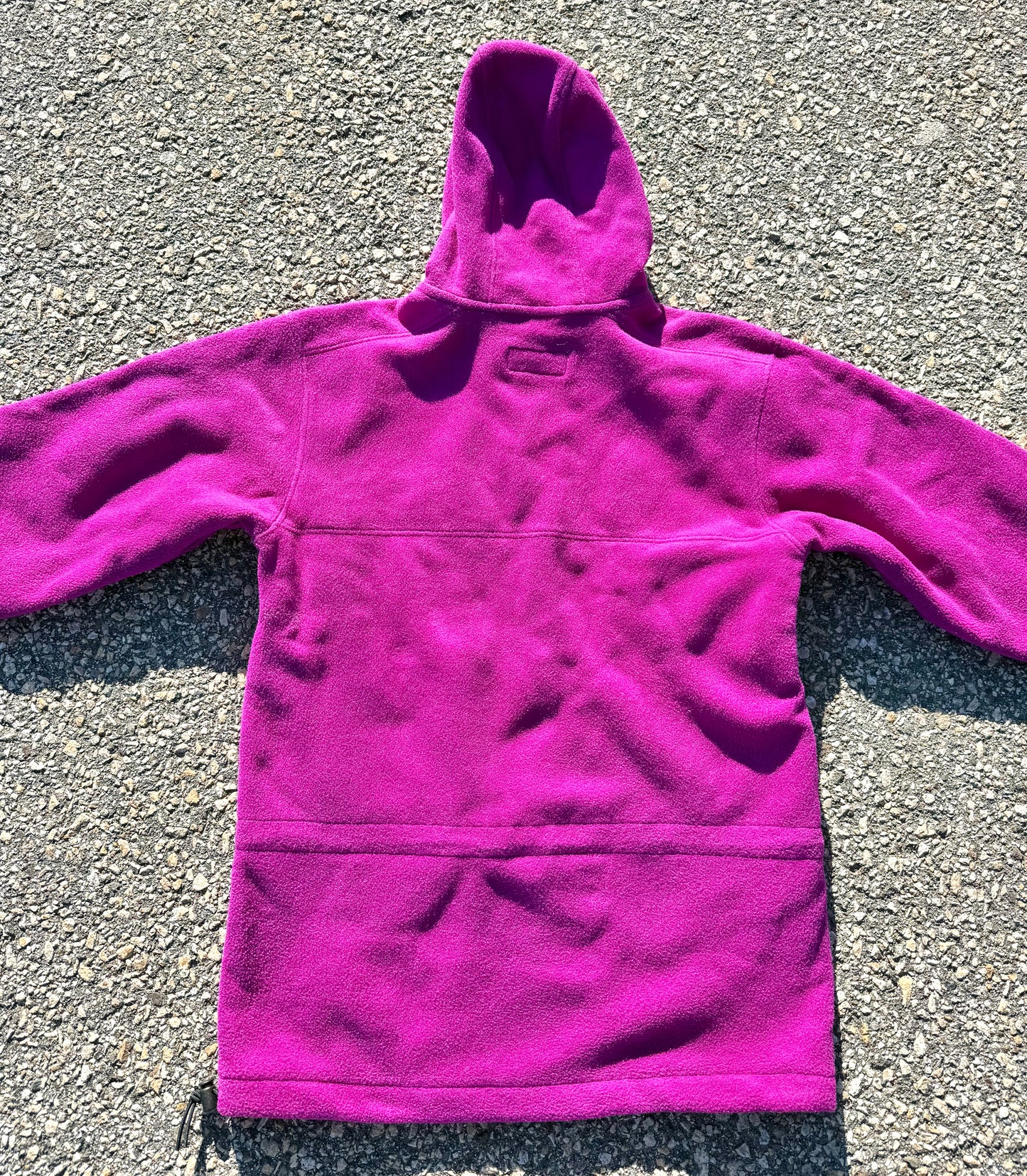 Vintage L.L. Bean Southwestern Trim 90's Half Zip Fleece Hoodie Men's Size S Small
