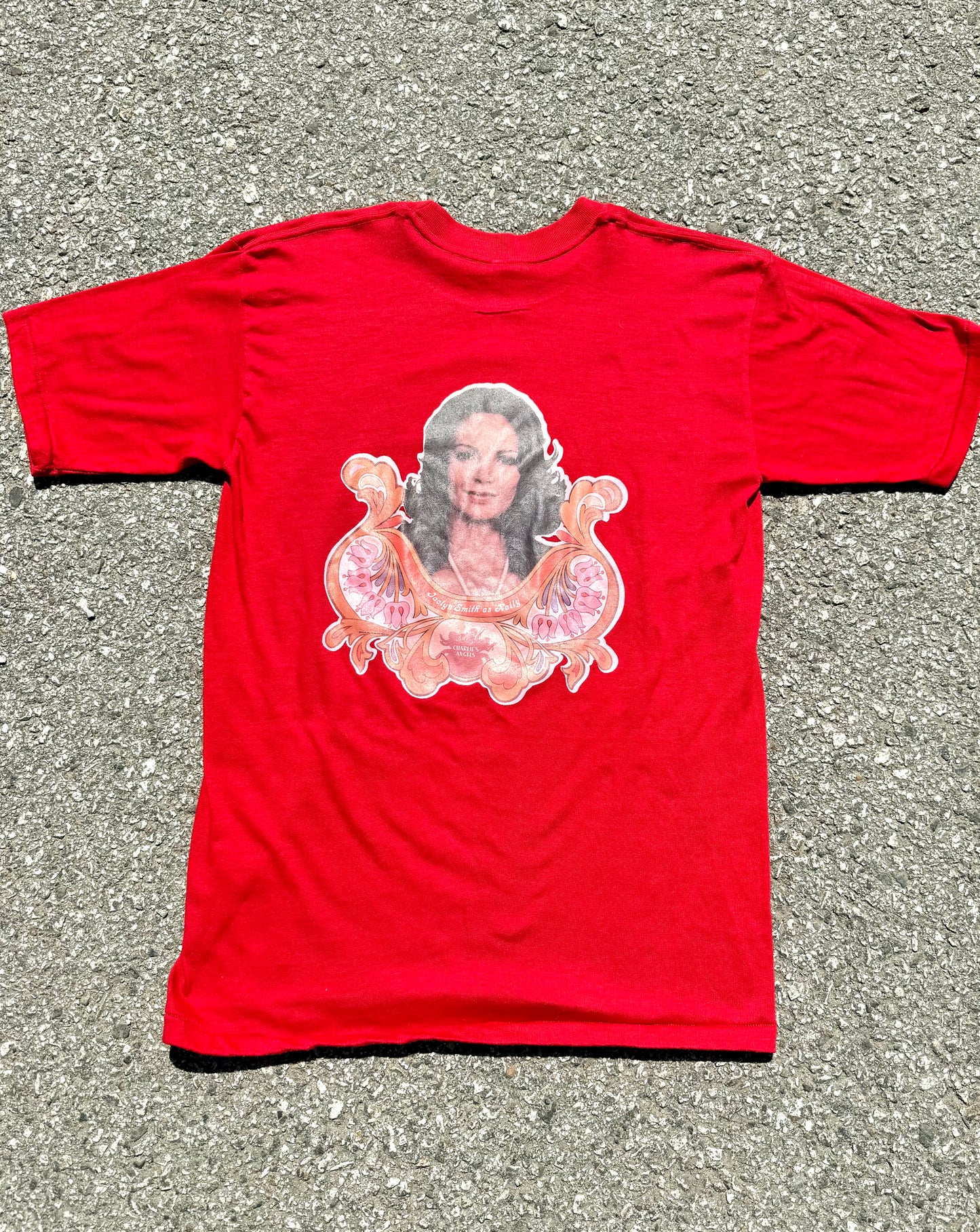 Vintage Dolly Parton/Charlies Angels Jaclyn Smith 70s Retro Single Stitch Shirt Size S Small 1978