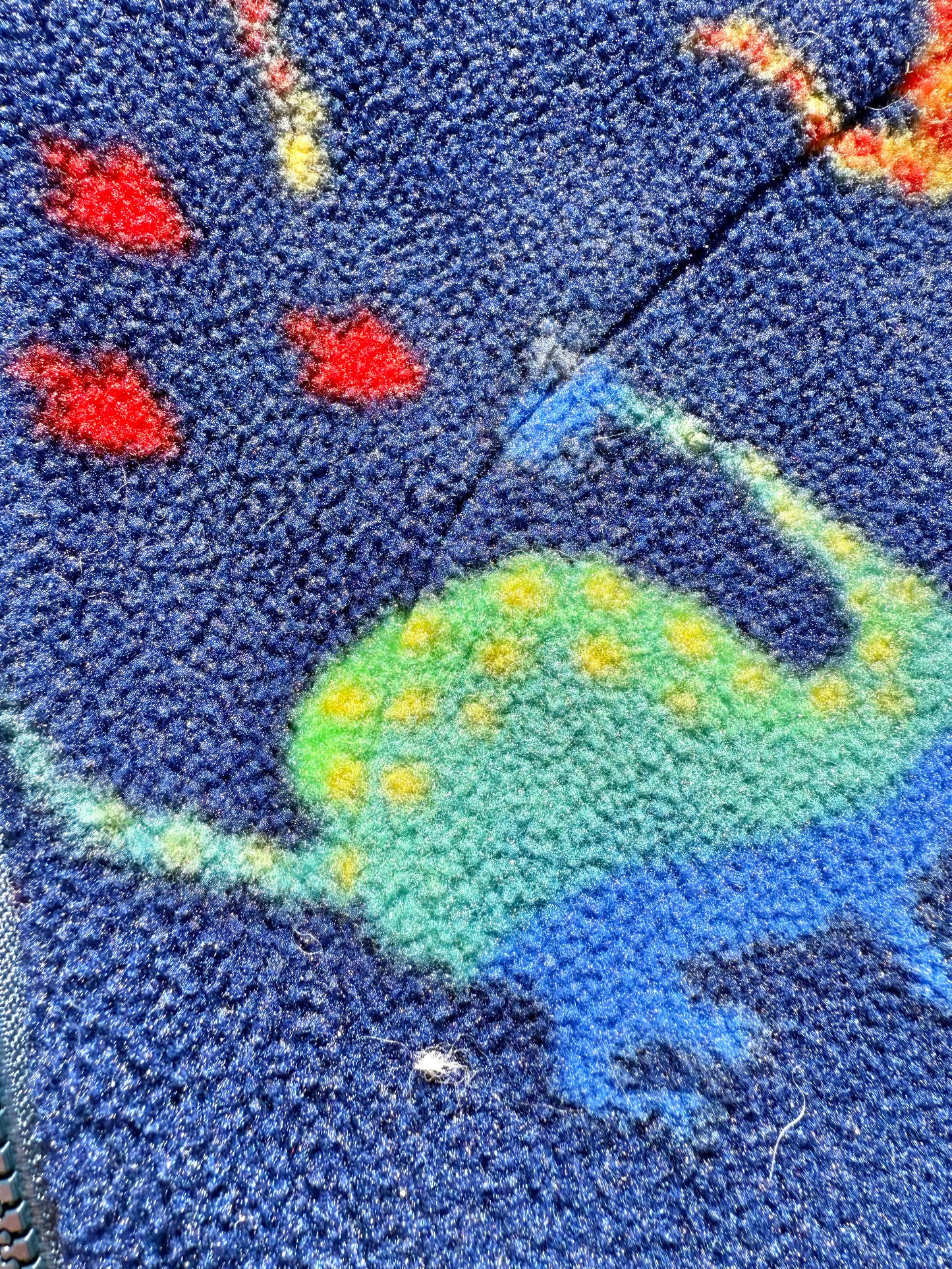 Vintage Polartec All Over Print 90's Dinosaur Fleece Vest Toddler Large